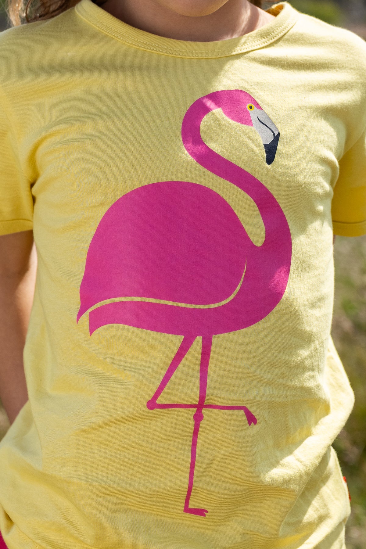 Dyrhide SS T Faded Yellow FLAMINGO