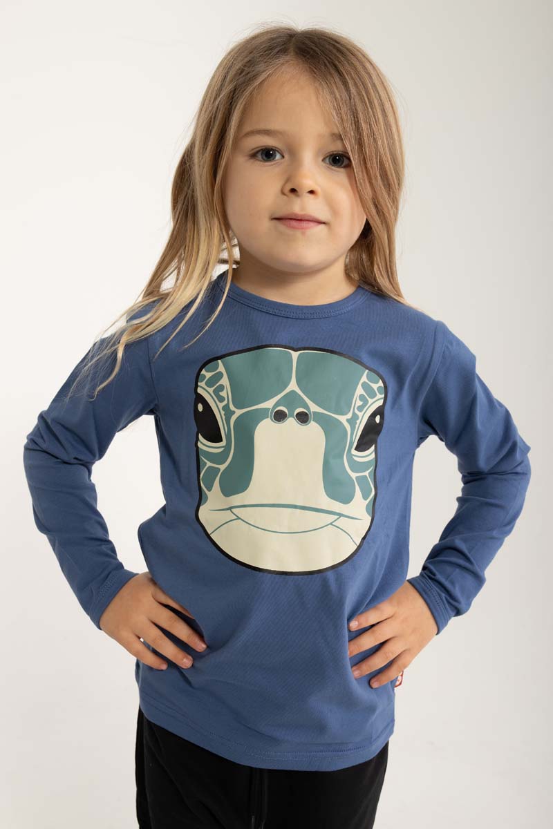 Bluse til Børn med Skildpadde