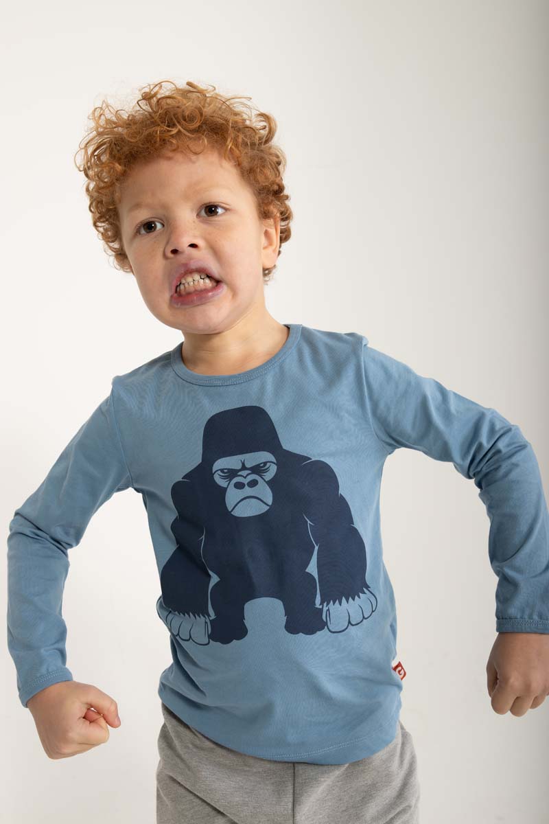 Bluse til Børn med Gorilla