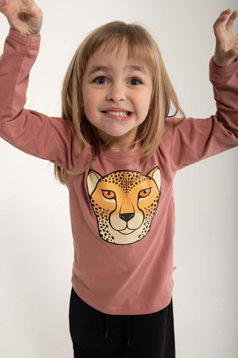 Bluse til Børn med Gepard