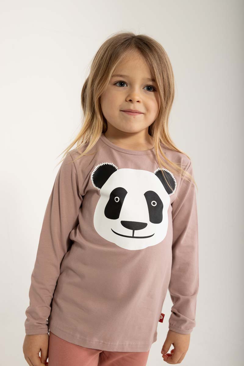 Bluse med Panda