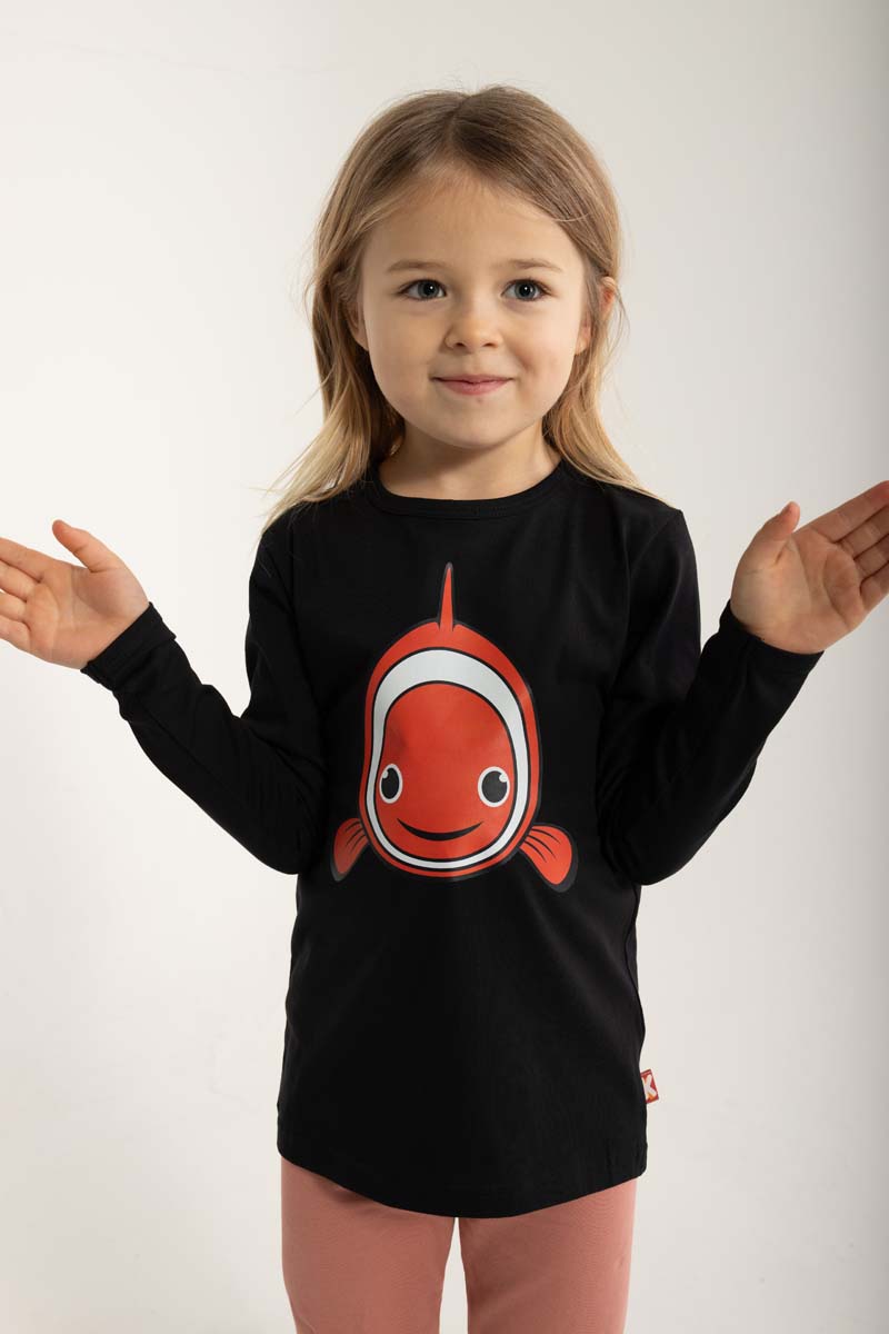 Bluse til Børn med Klovnefisk