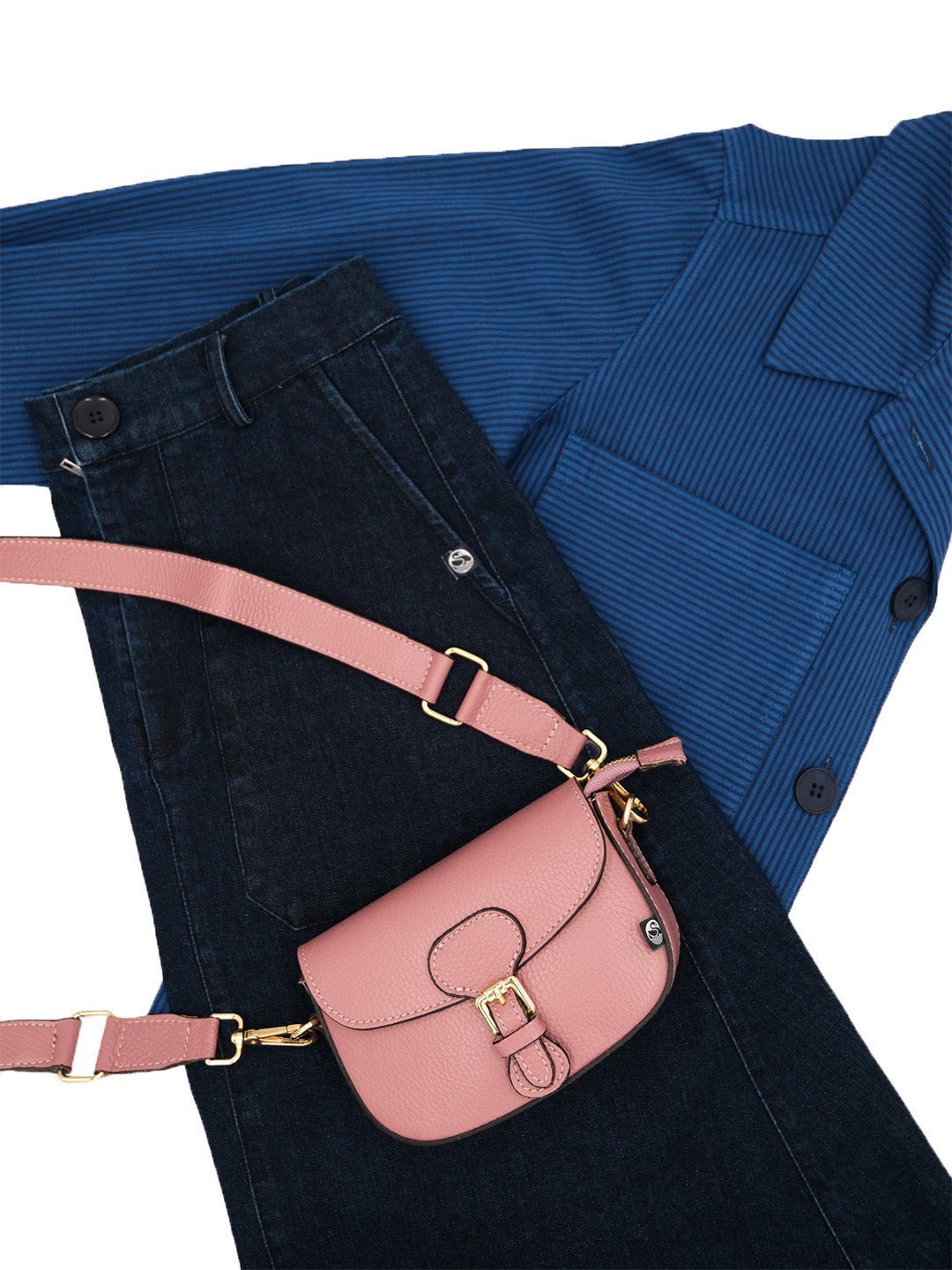 Danebernadotte Leather Shoulder Bag Mauve