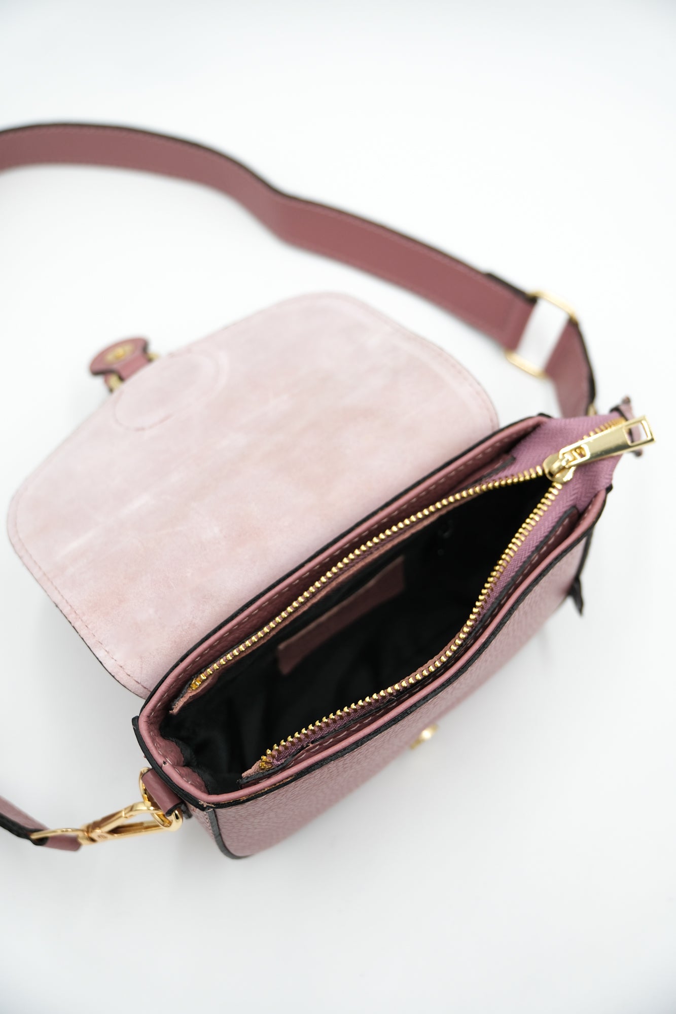 ESS - Danebernadotte Leather Shoulder Bag Mauve