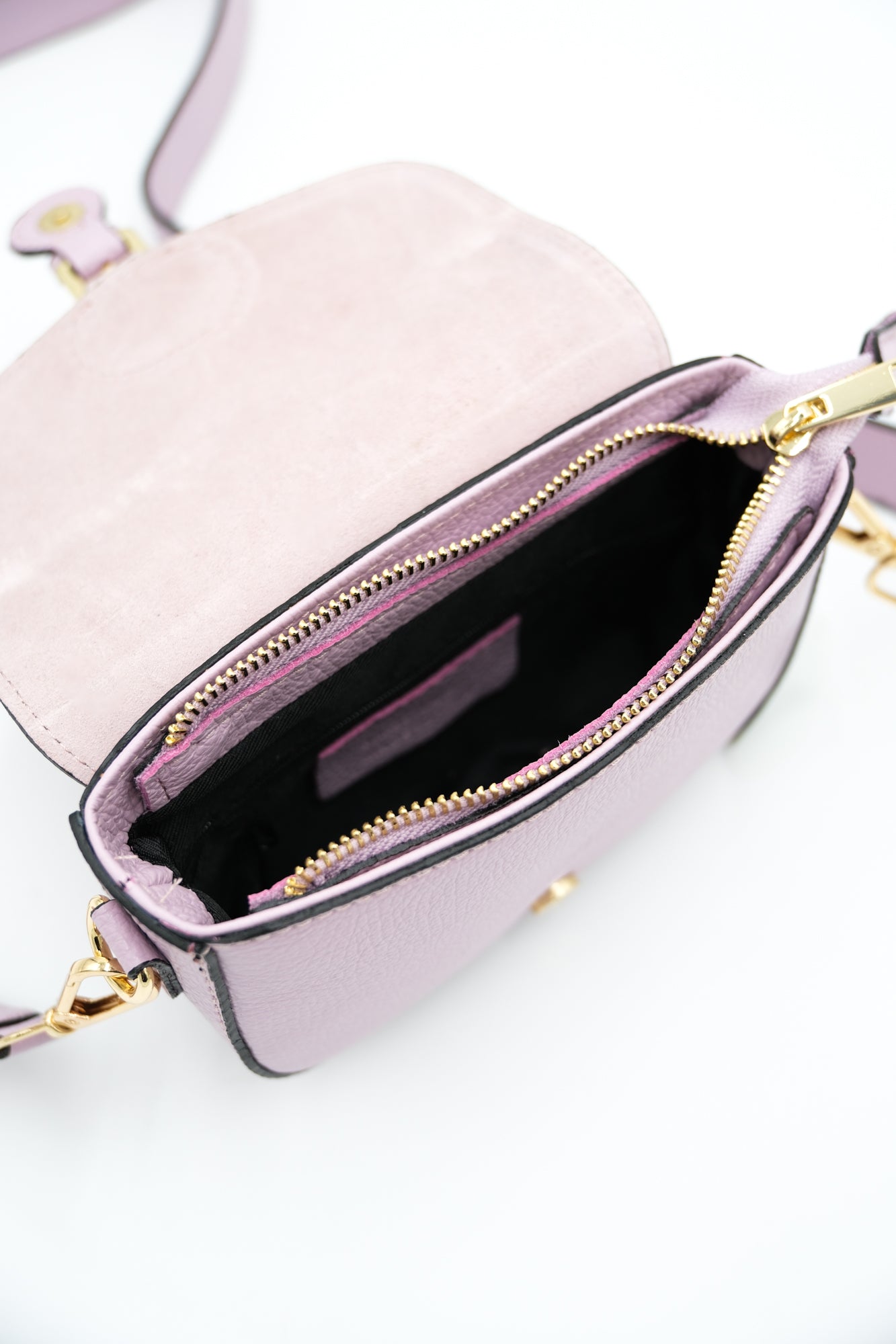 Danebernadotte Leather Shoulder Bag Lilac