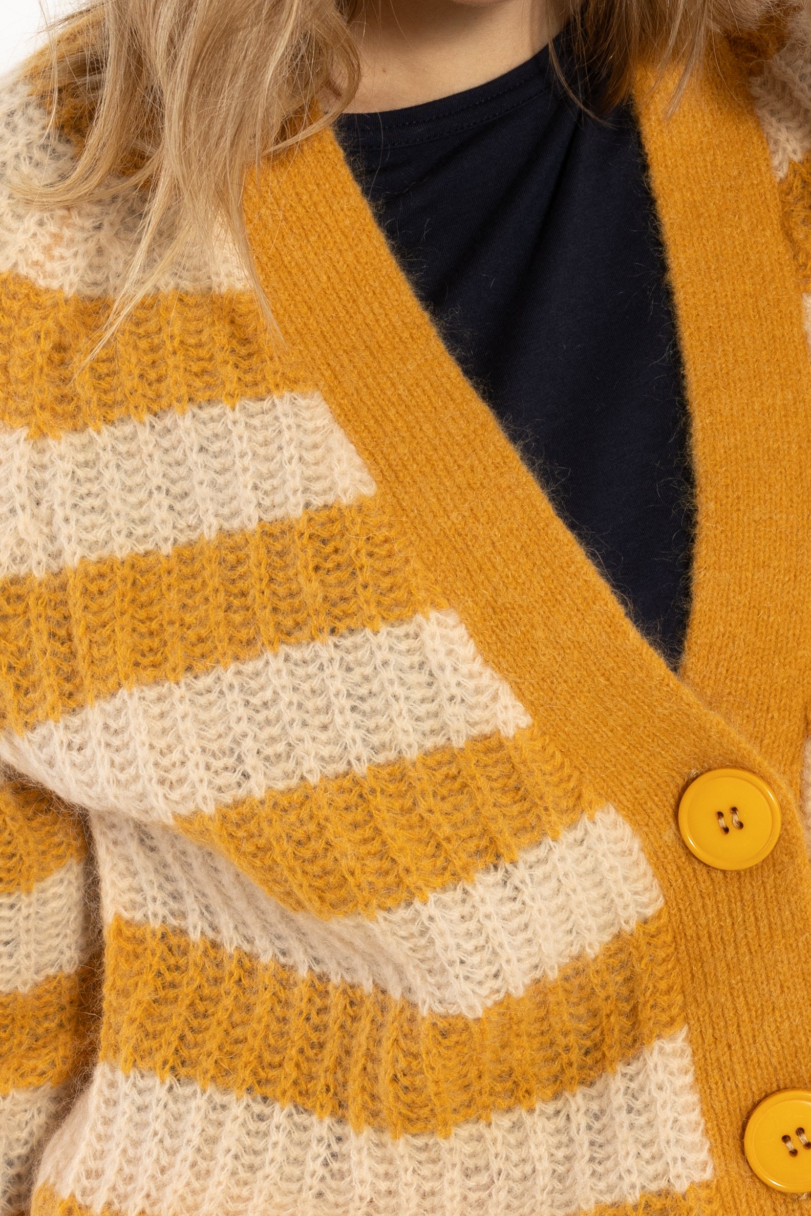 Danadorable Mohair Cardigan Nougat/Golden Honey