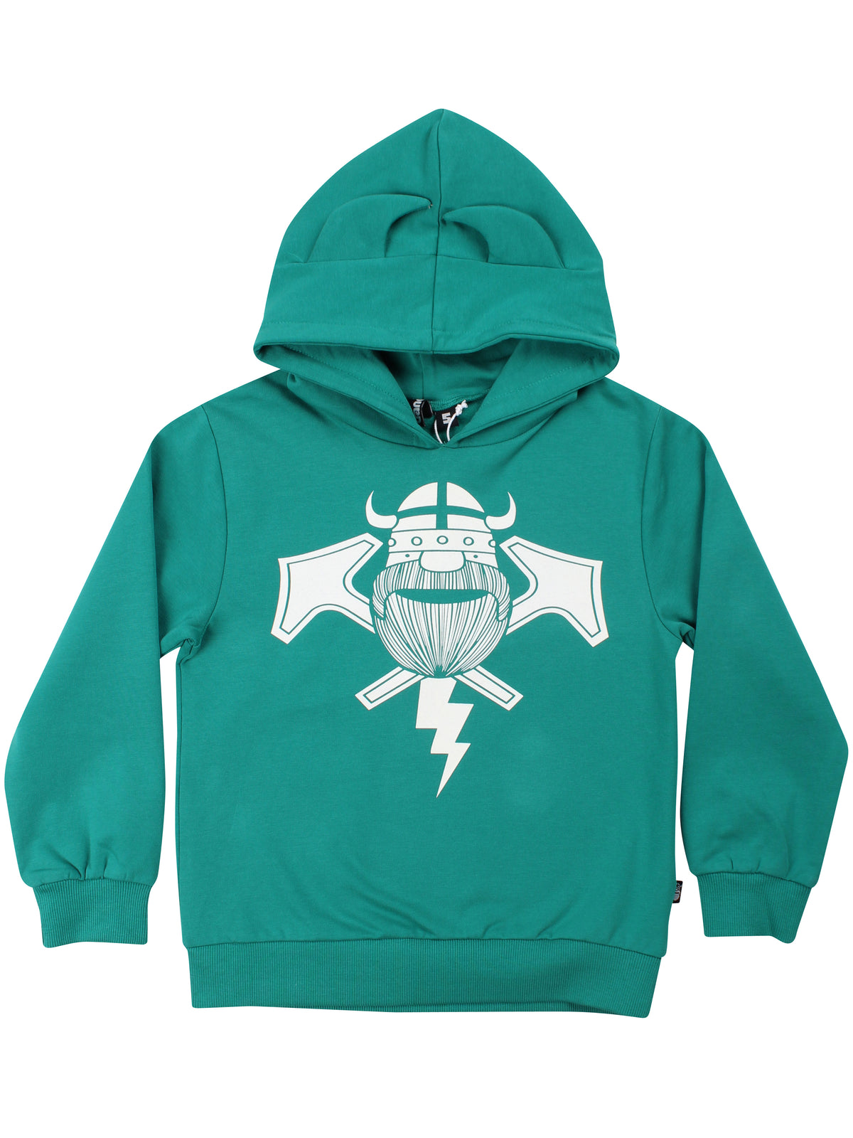 Danewarrior Hoodie Teal Lake THORBOLT (Glow In The Dark)