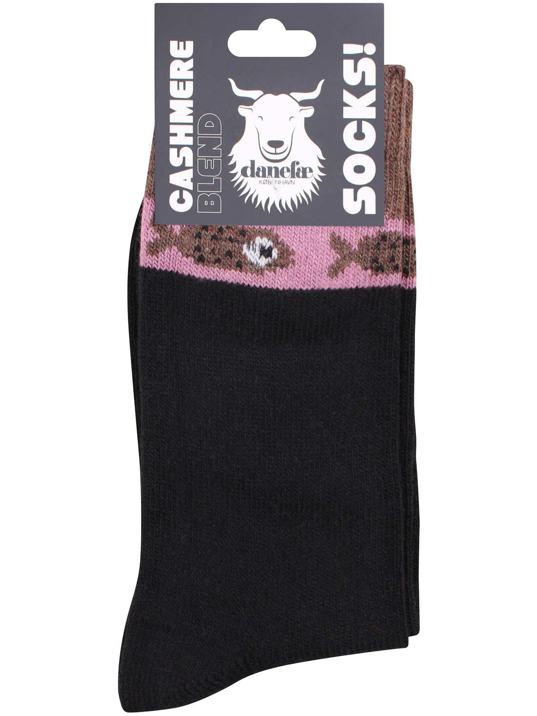 Danalvhild Cashmere Socks Black FISH