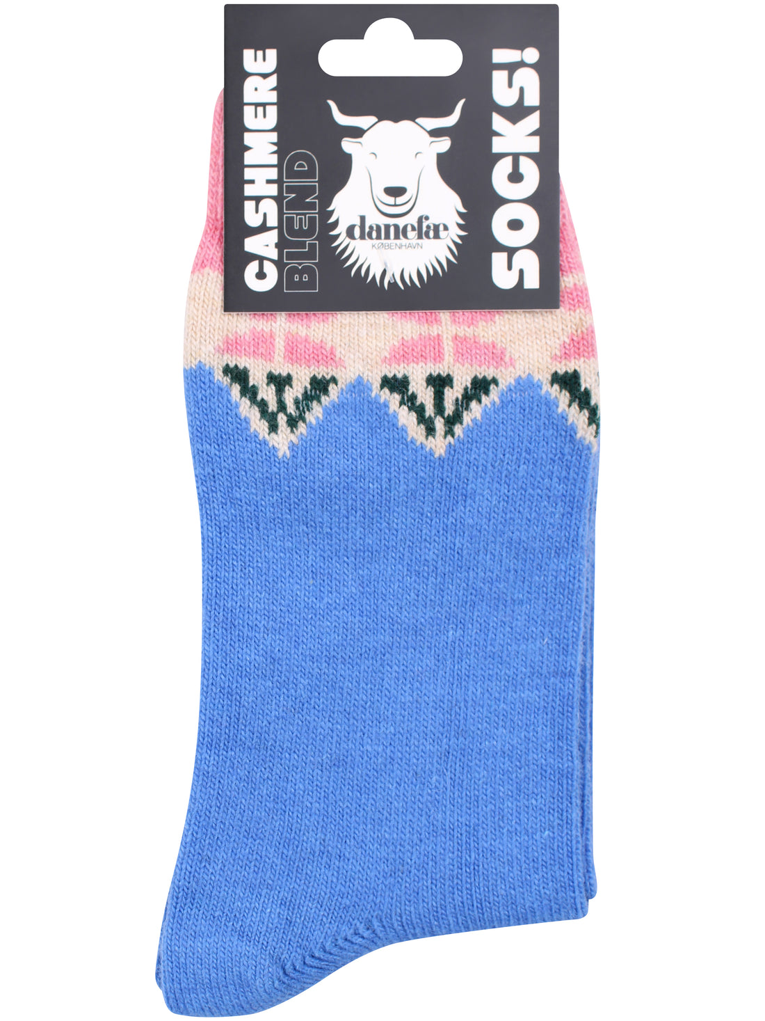 Danalvhild Cashmere Socks Navy Flower