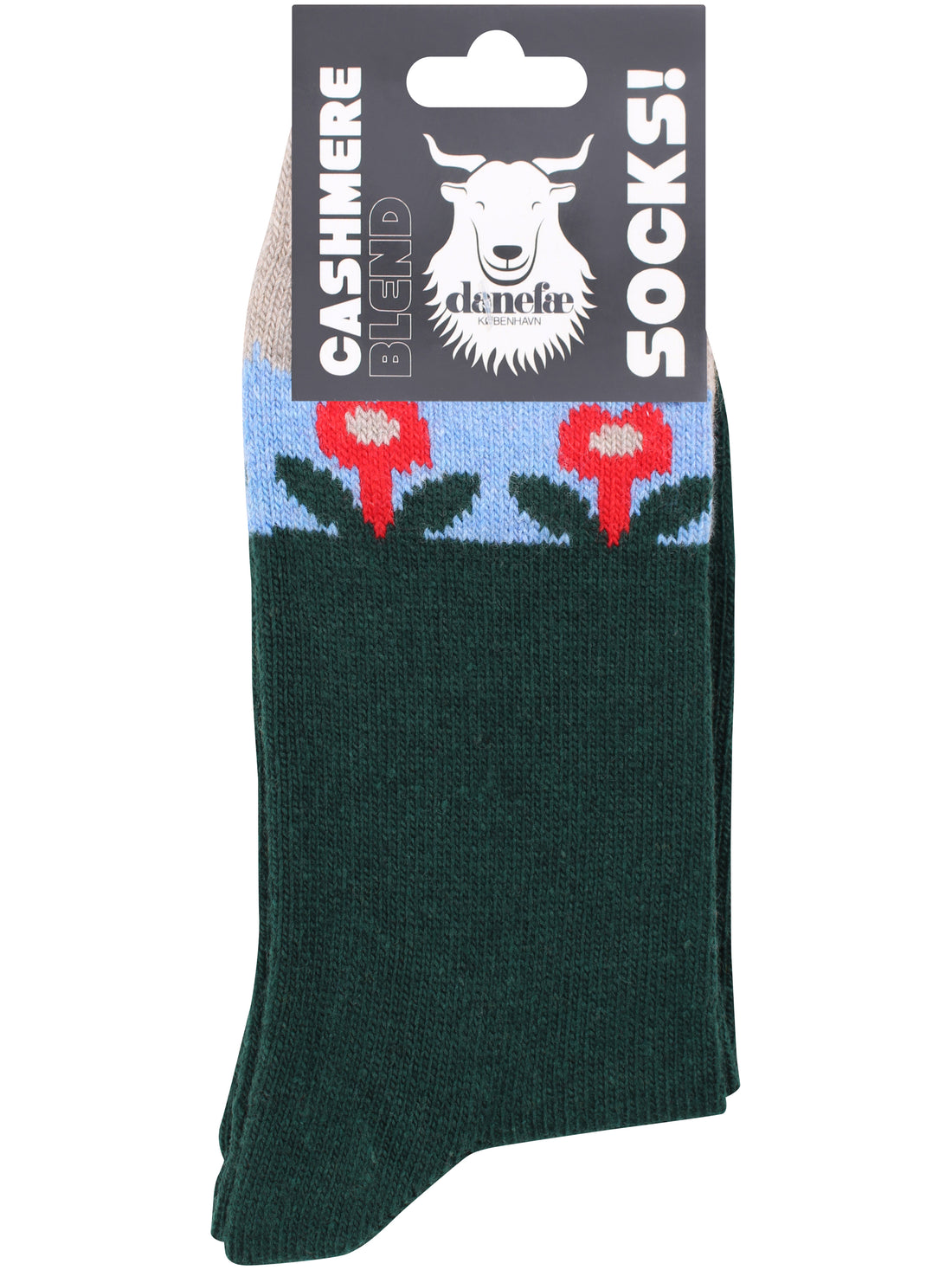 Danalvhild Cashmere Socks Green TULIP