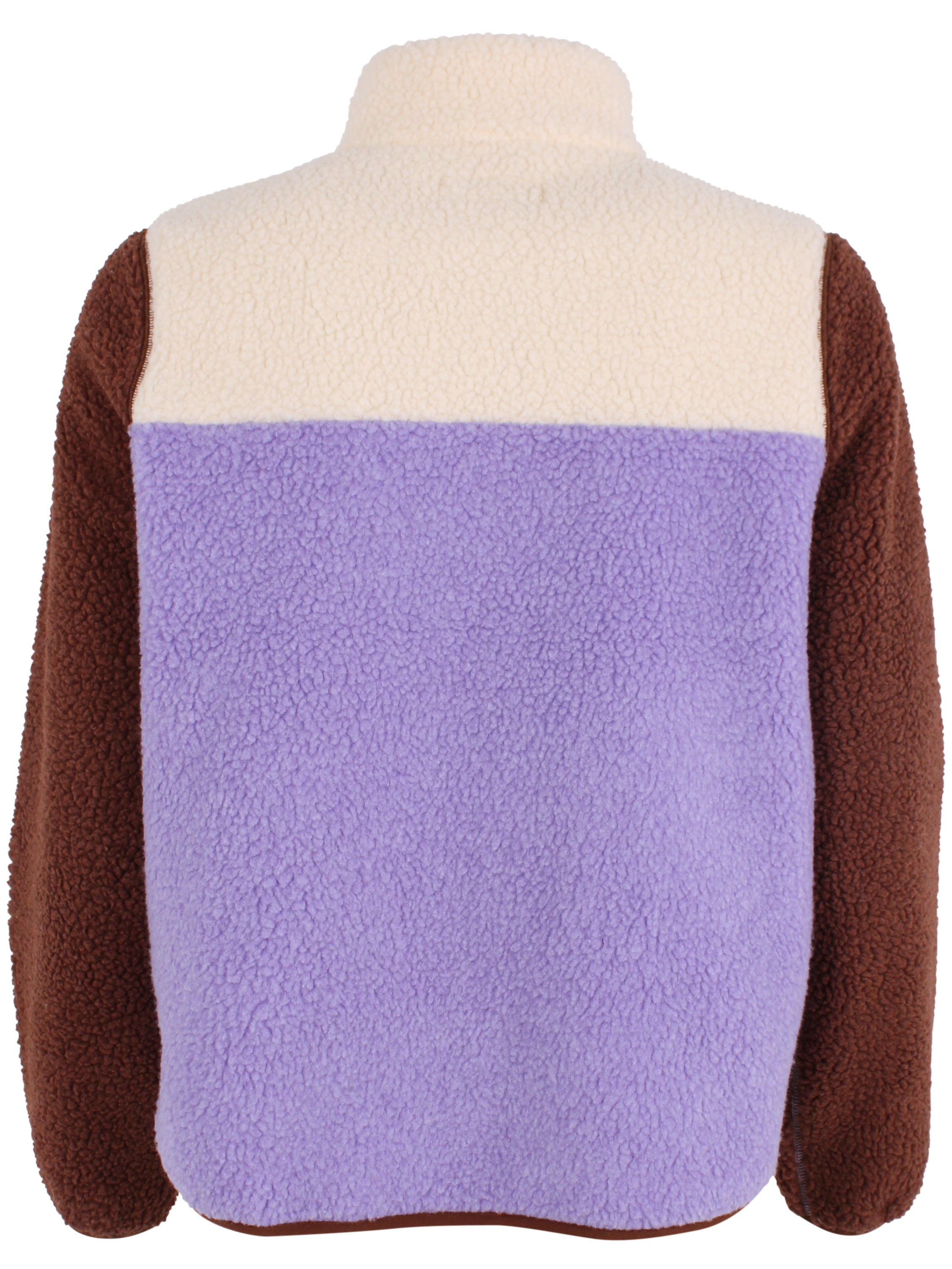 Lækker flerfarvet fleecejakke til kvinder