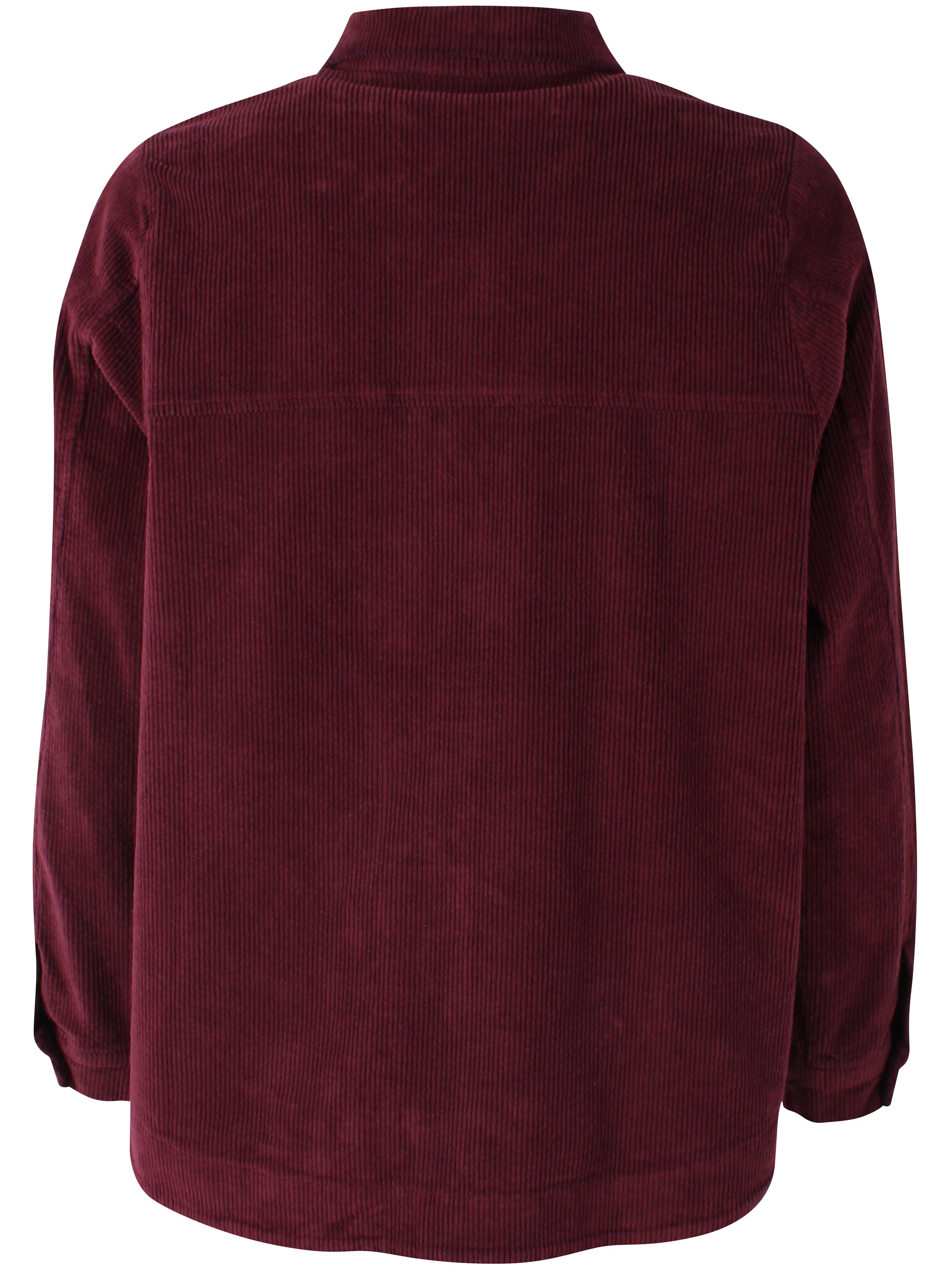 Danecattle Cord Stretch Shirt Dark Cherry