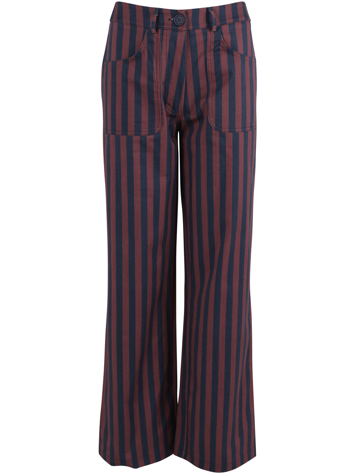 Danedaisy Stretch Canvas Pants Grey Plum/Dark Navy