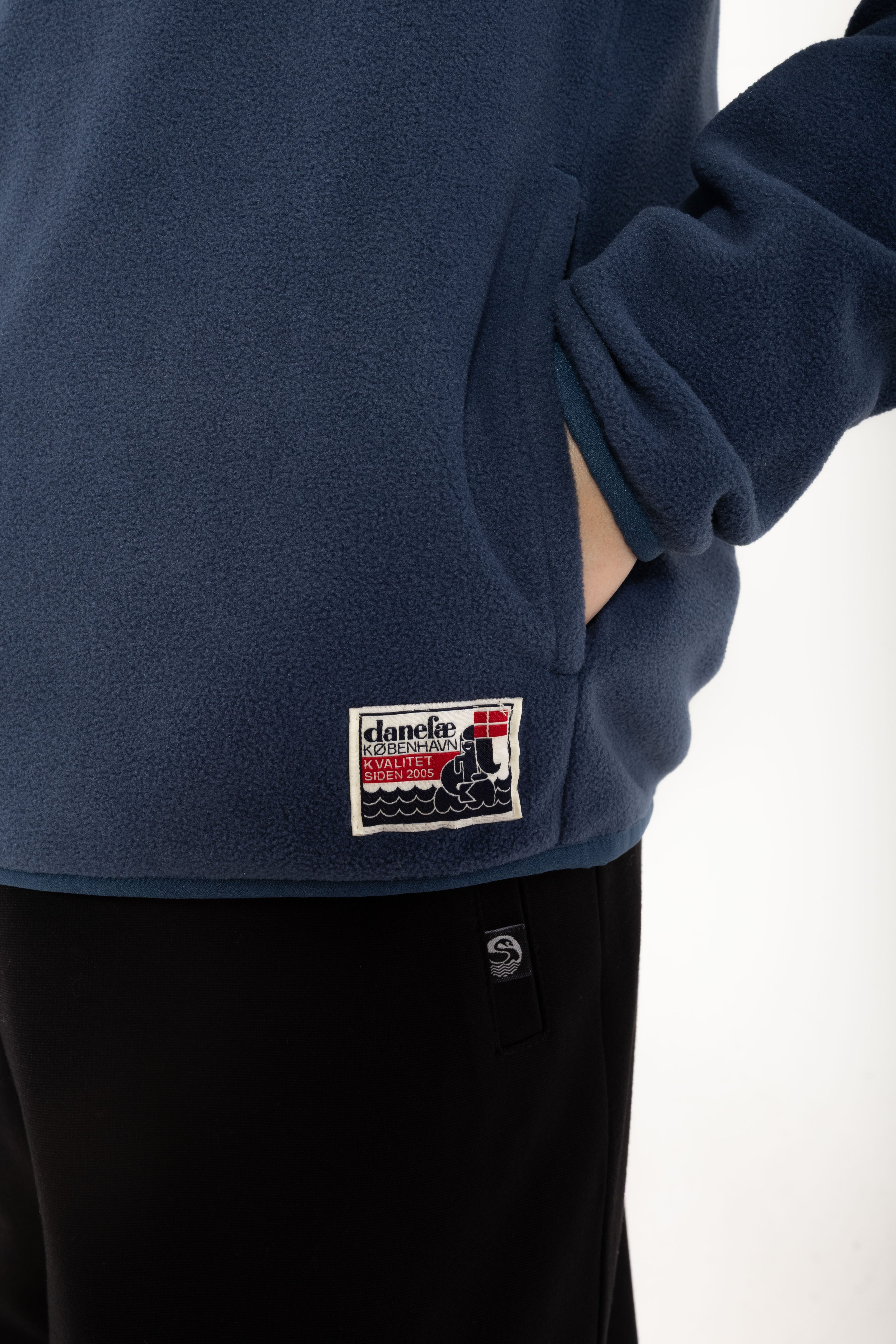 Danedea Polar Fleece Zip-Up Dark Grey Blue