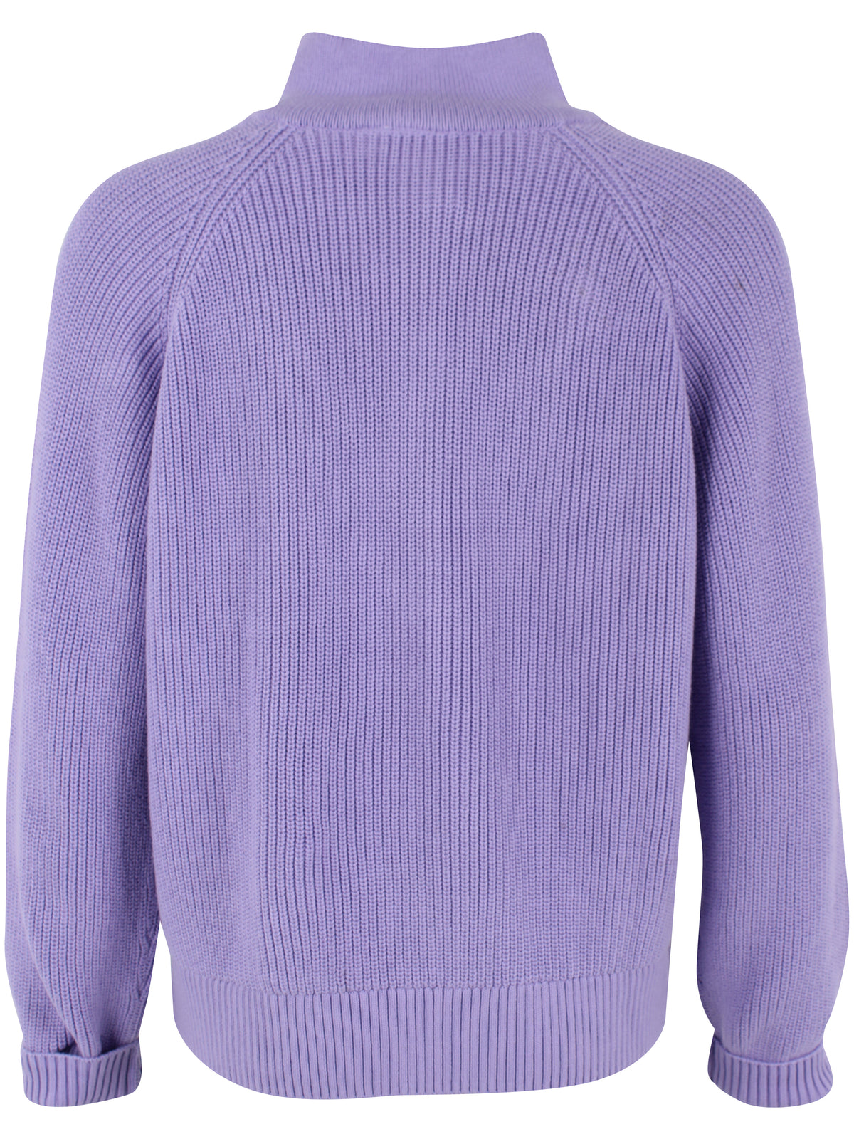 Smart højhalset sweater i en flot lyslilla nuance til kvinder