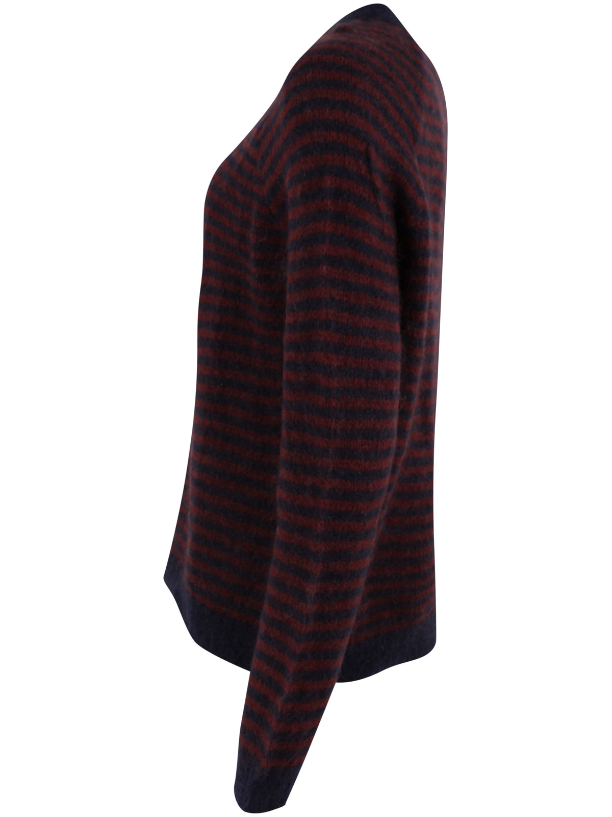 Daneherbal Mohair Sweater Dark Navy/Dark Wine