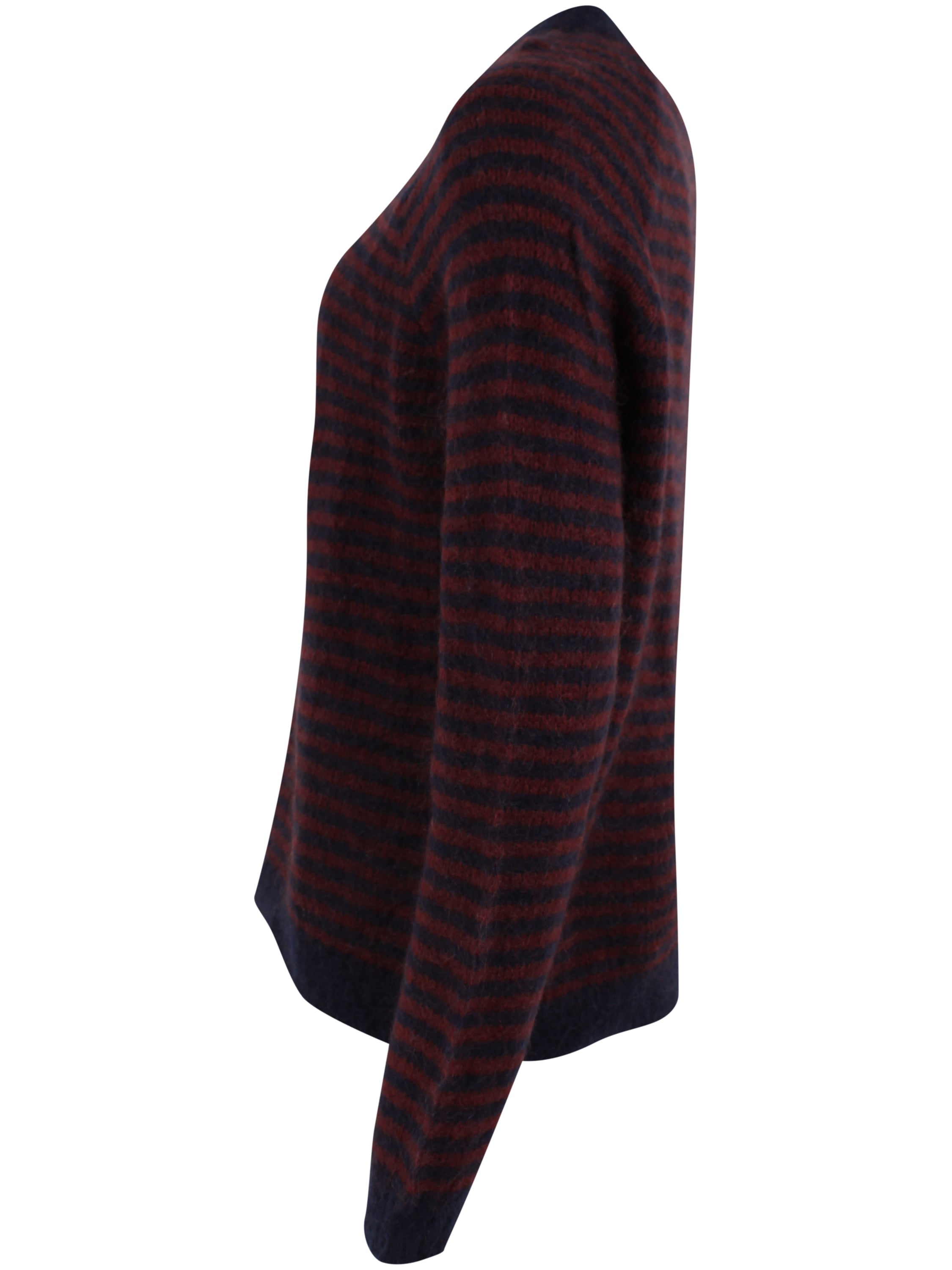 Daneherbal Mohair Sweater Dk Navy/Dk Wine