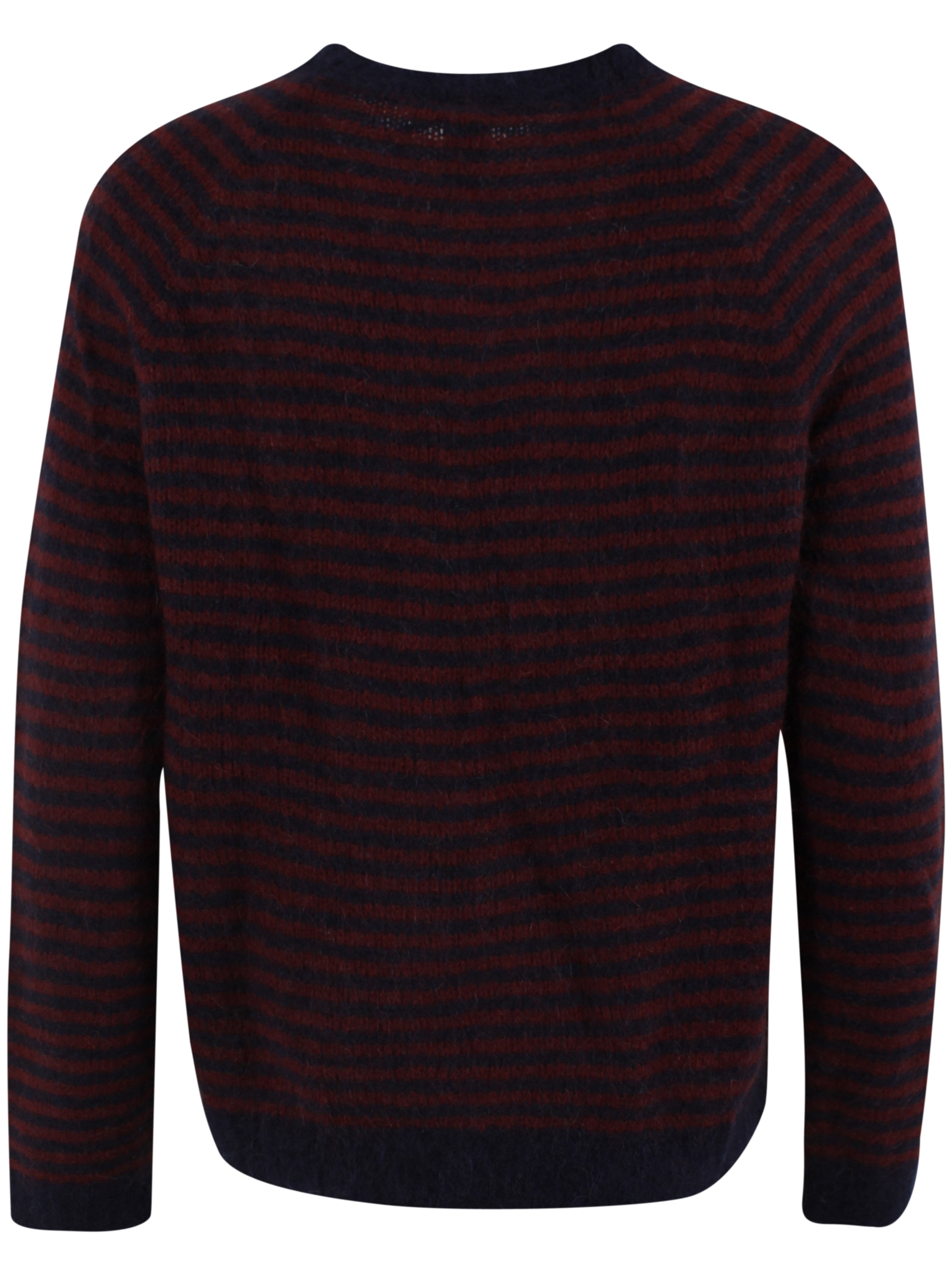 Daneherbal Mohair Sweater Dk Navy/Dk Wine