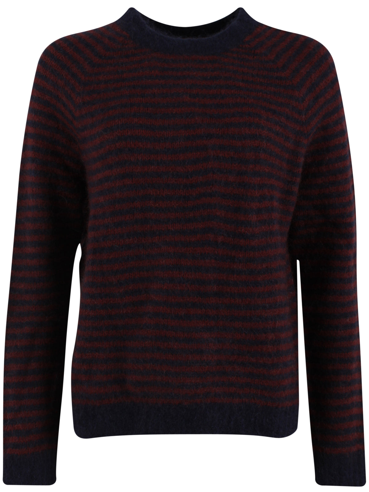 Daneherbal Mohair Sweater Dark Navy/Dark Wine