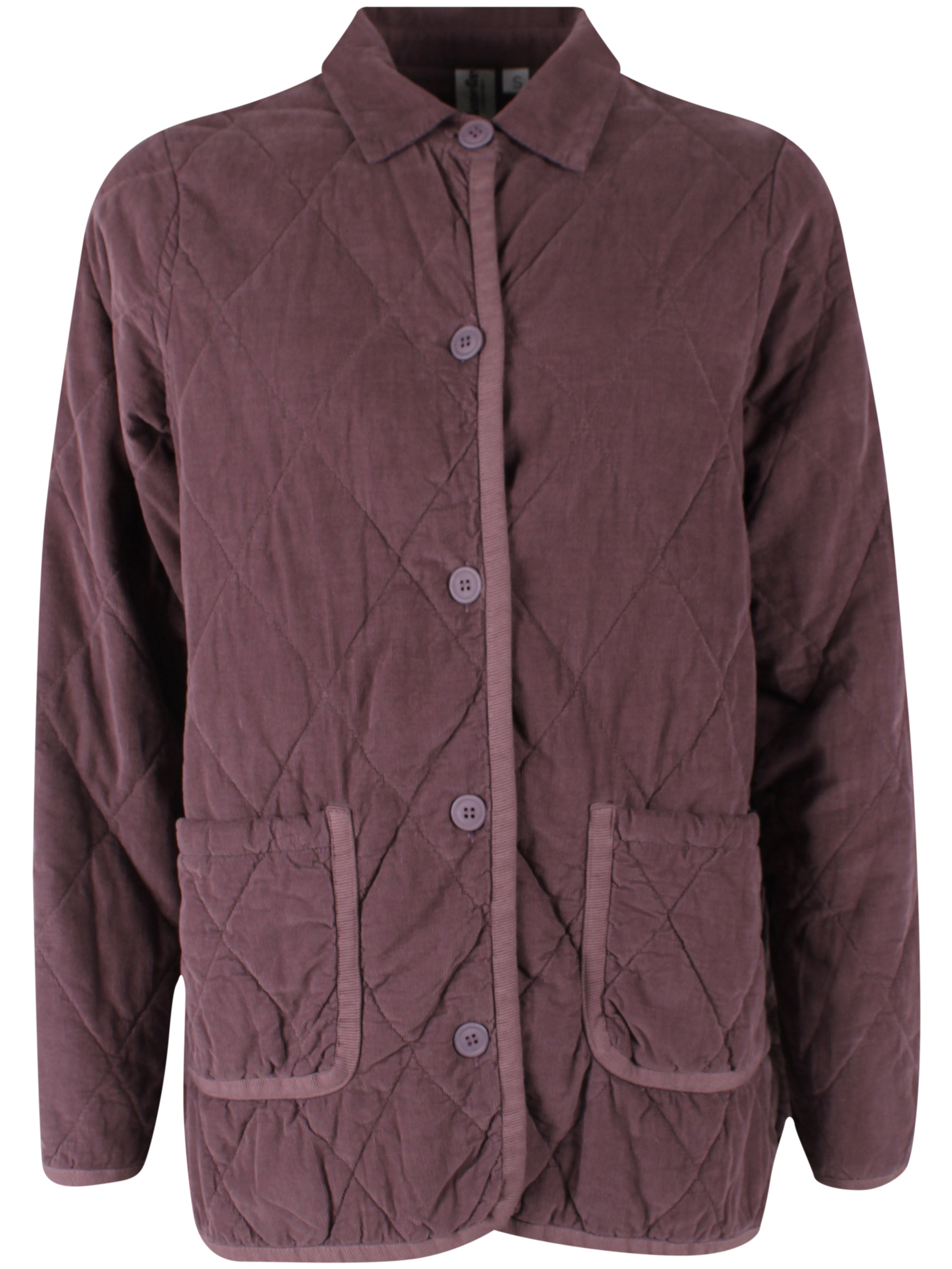 Danehighland Cord Overshirt Grey Plum