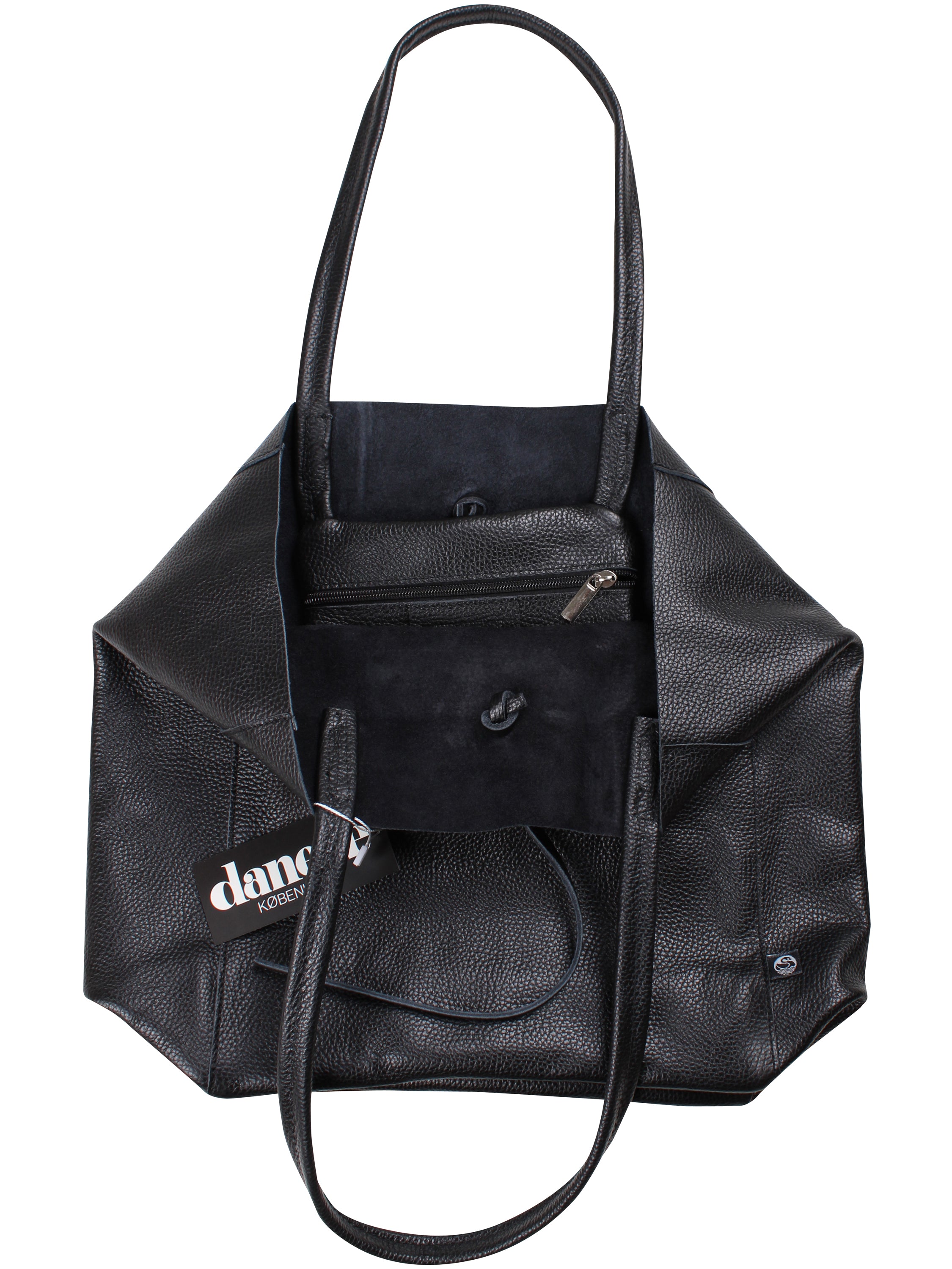 DaneHolstein Leather Tote Bag Black