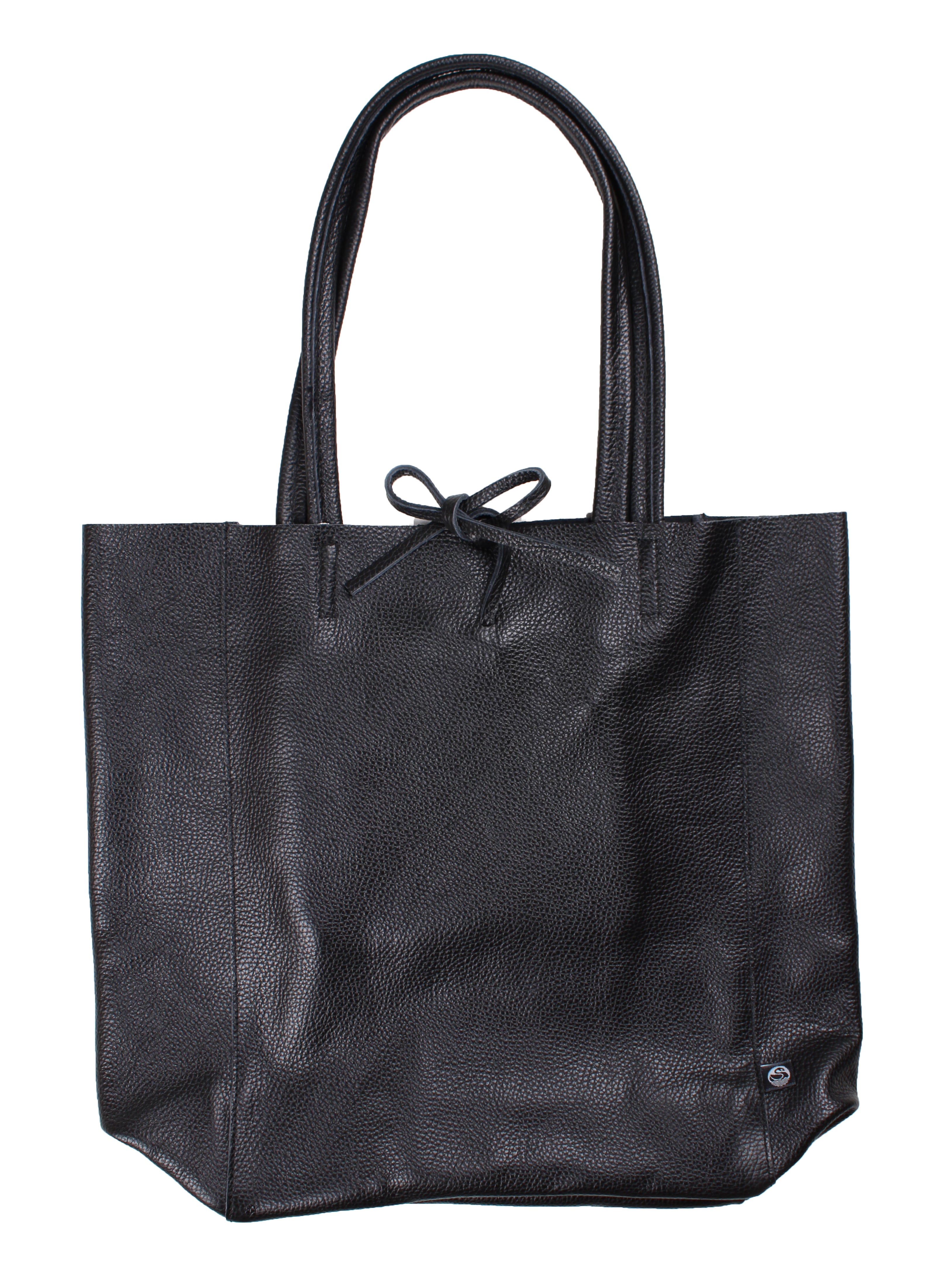 DaneHolstein Leather Tote Bag Black
