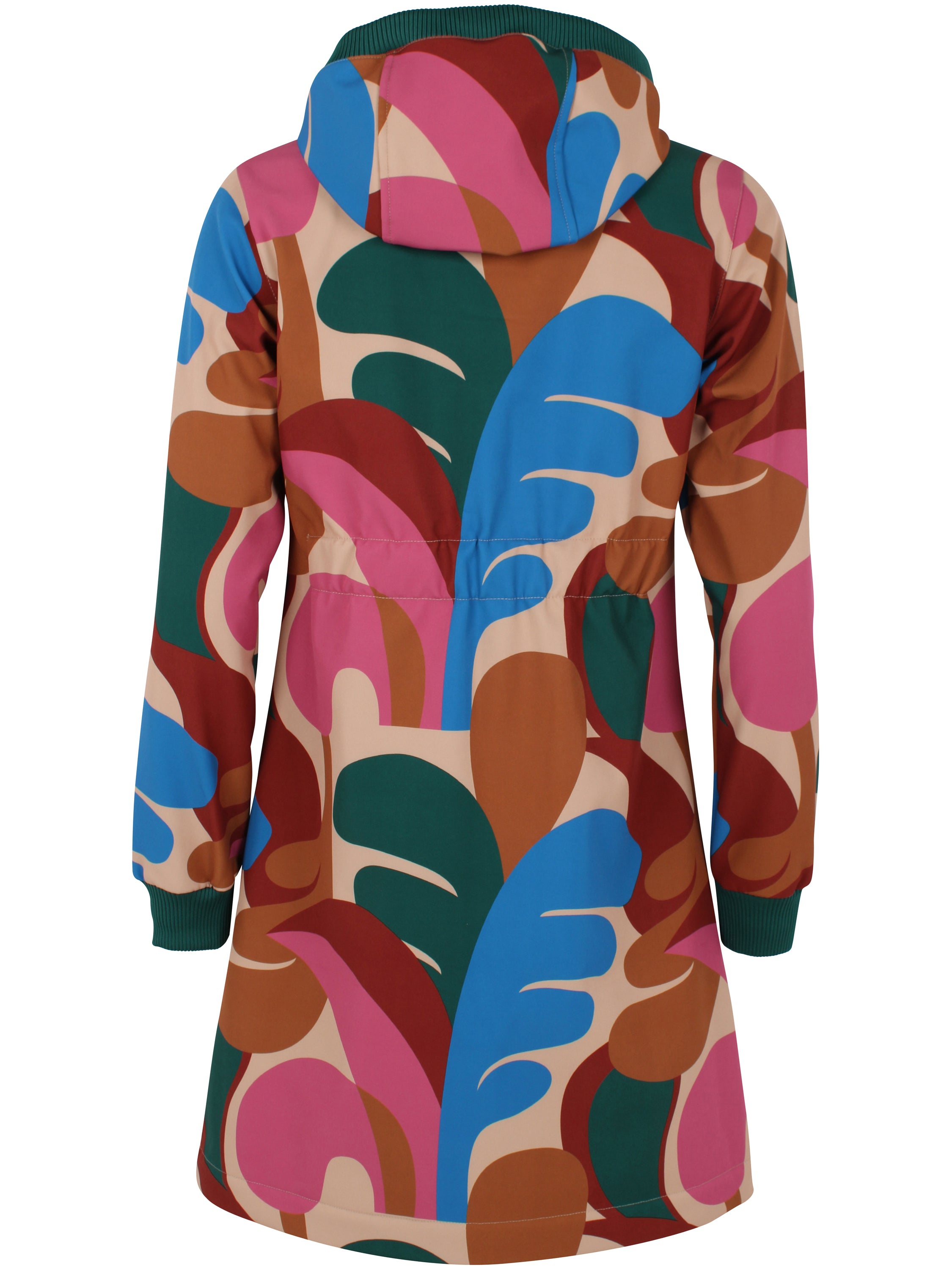 Softshellfrakke i farverigt mønster til kvinder fra Danefæ