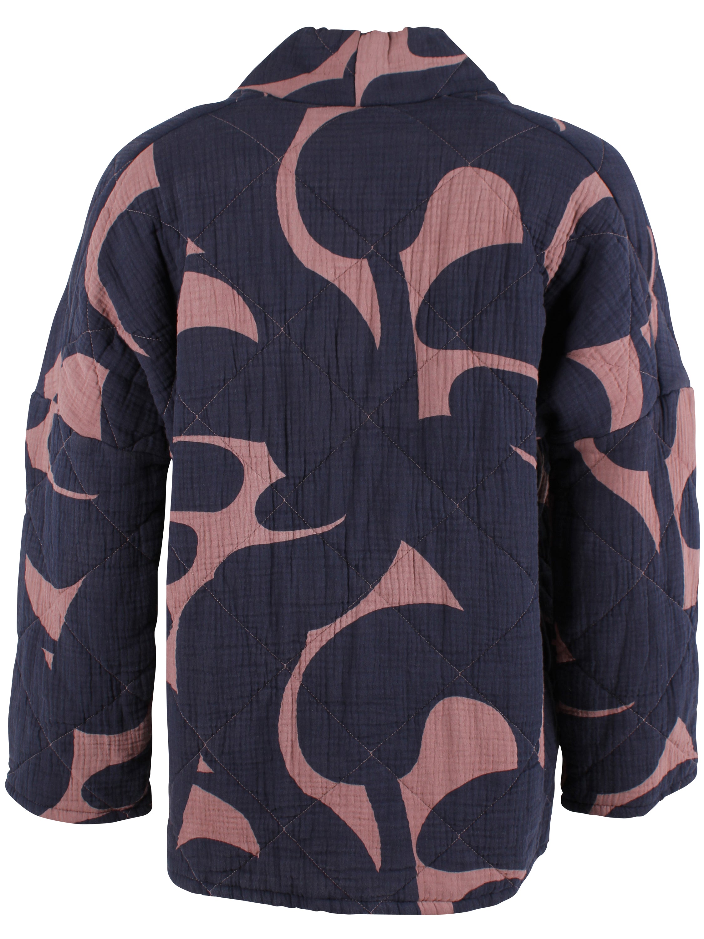 Smuk quiltet jakke med fint mønster til kvinder