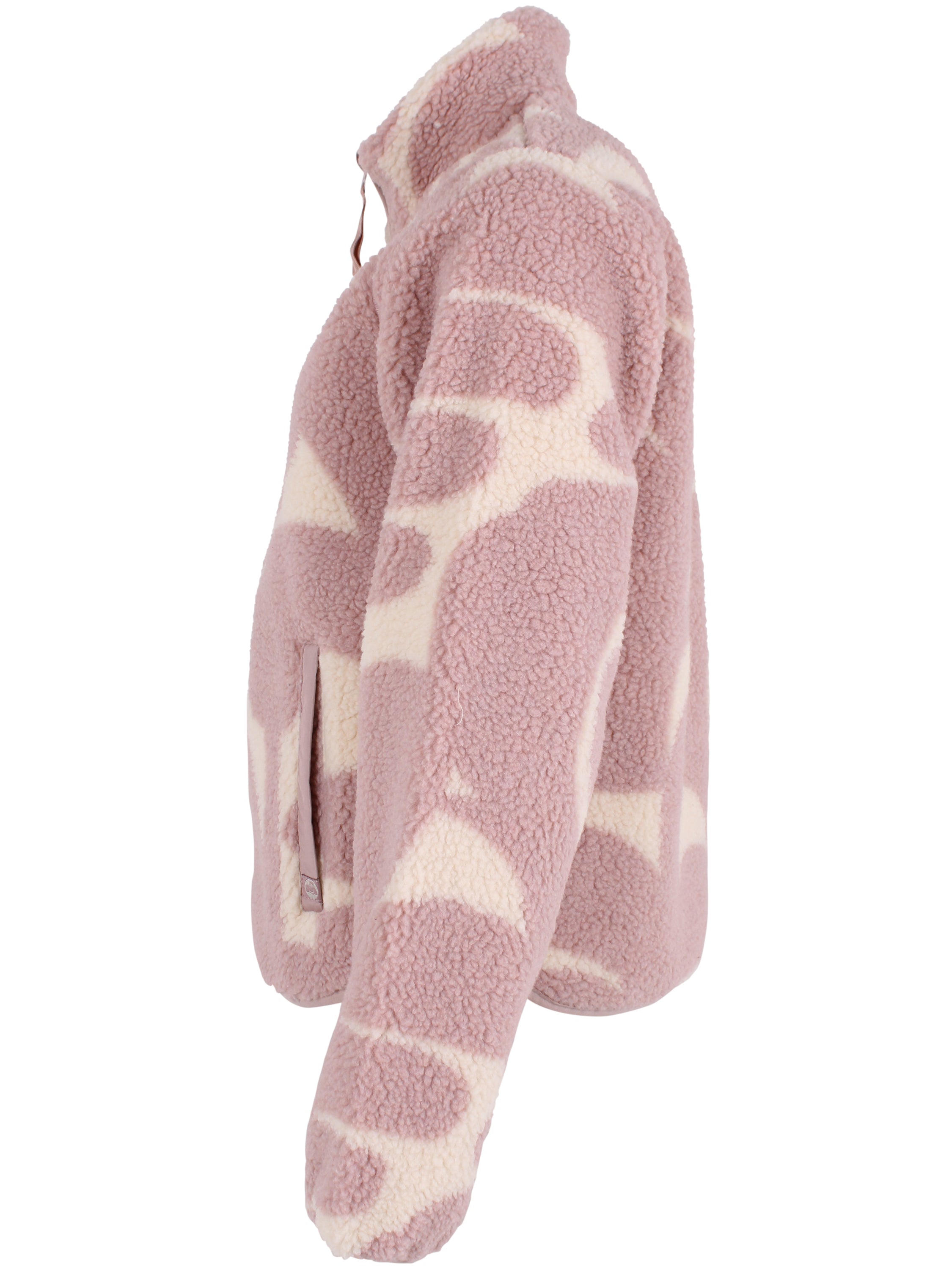 Lækker mønstret fleecejakke til kvinder