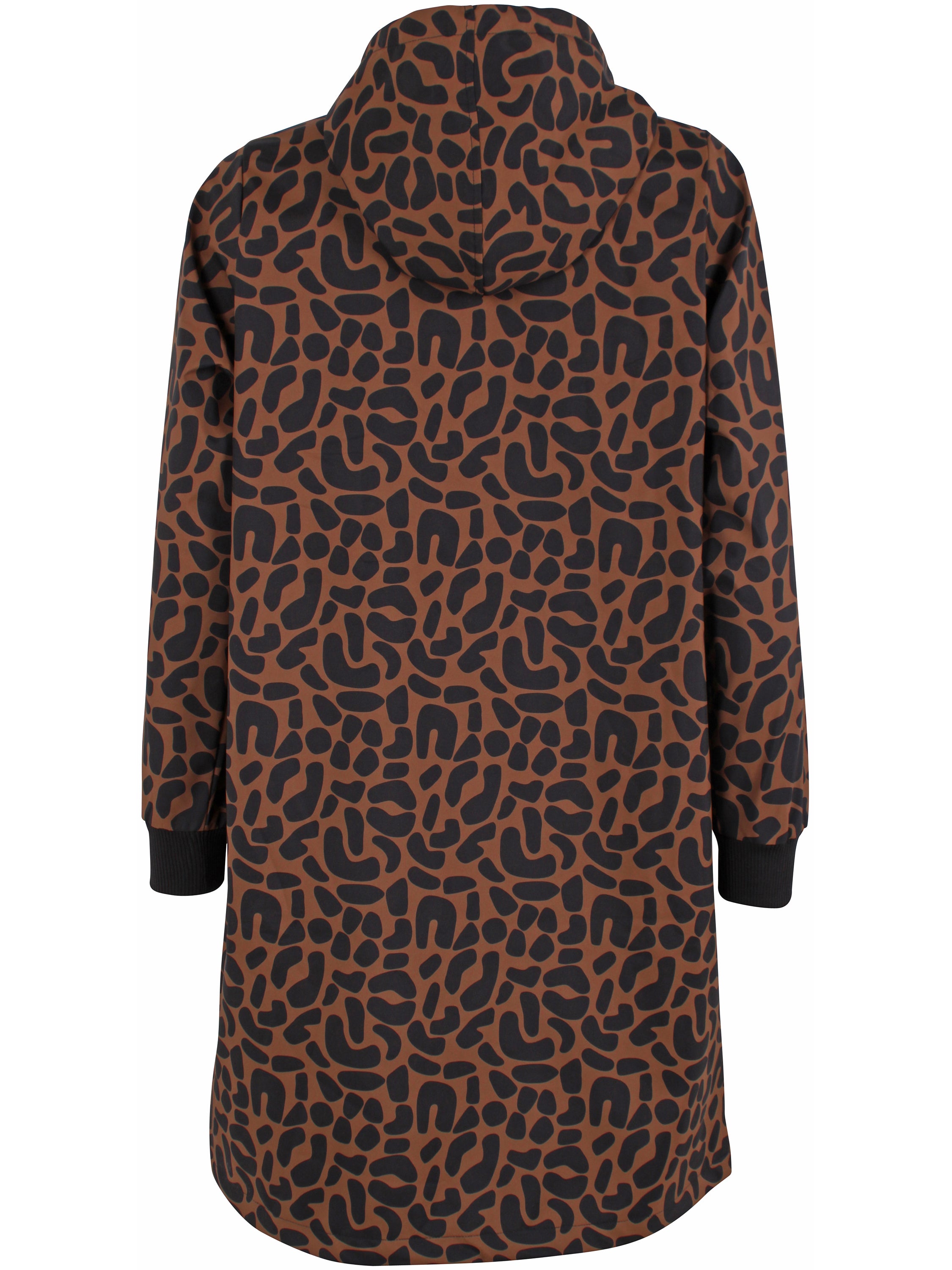 Fin softshelljakke med leopardmønster til kvinder