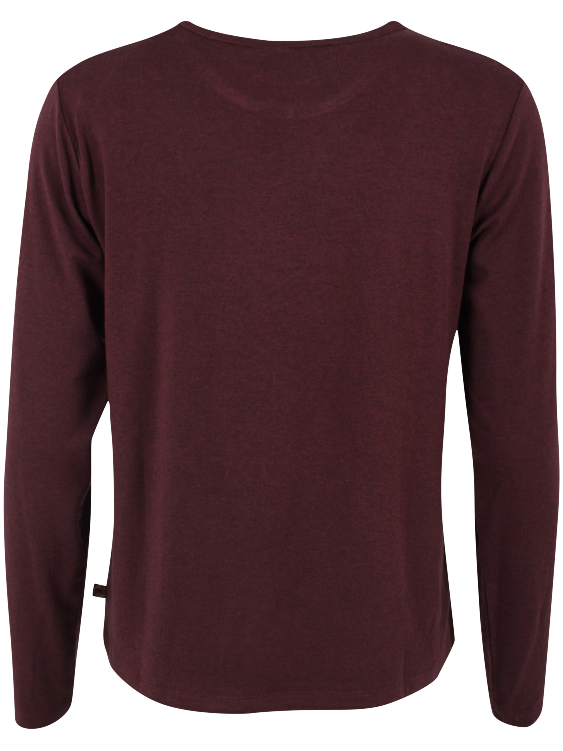 Danemerry Wool LS Tee Dark Wine