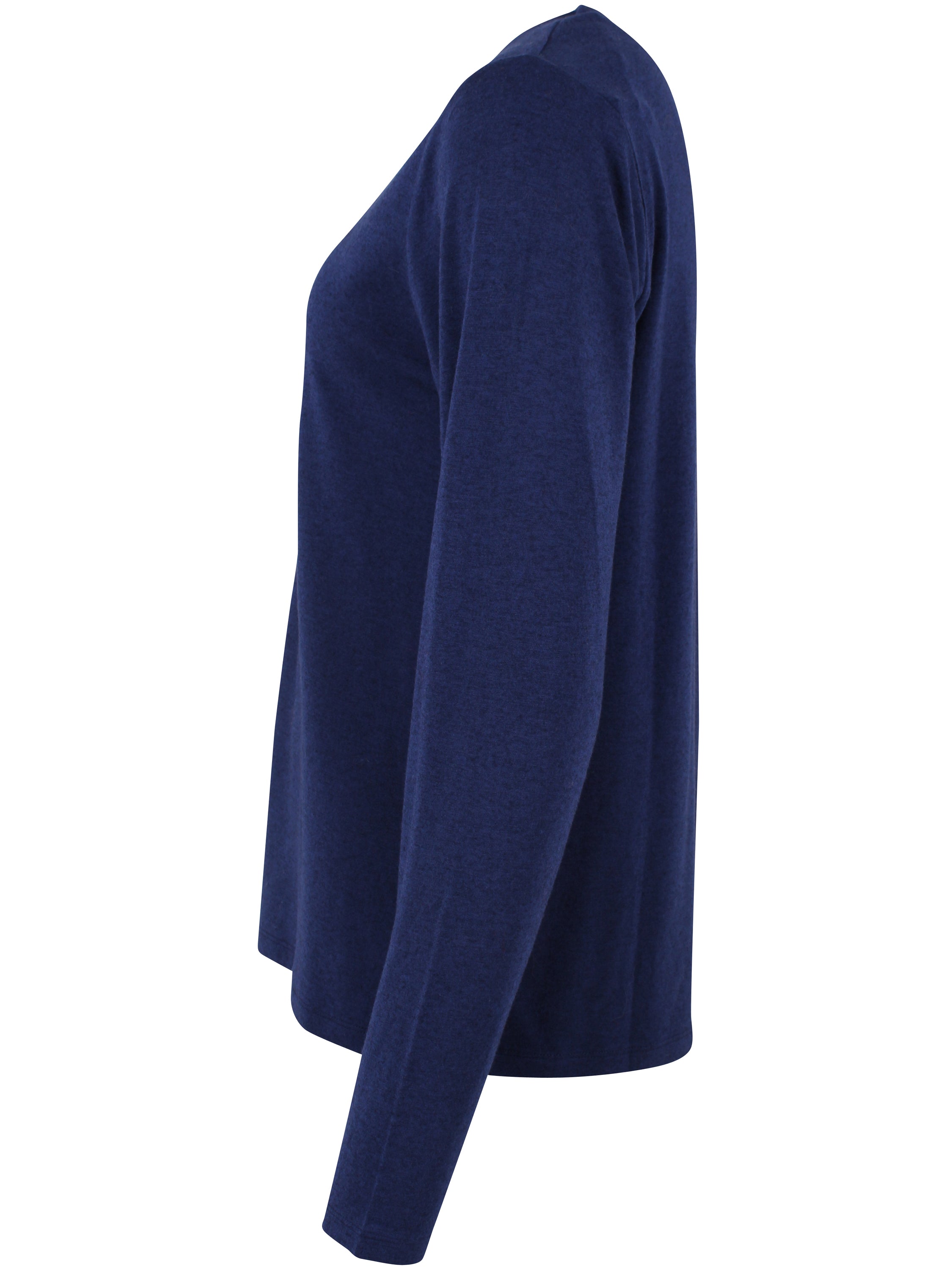 Danemerry Wool LS Tee Deep Blue