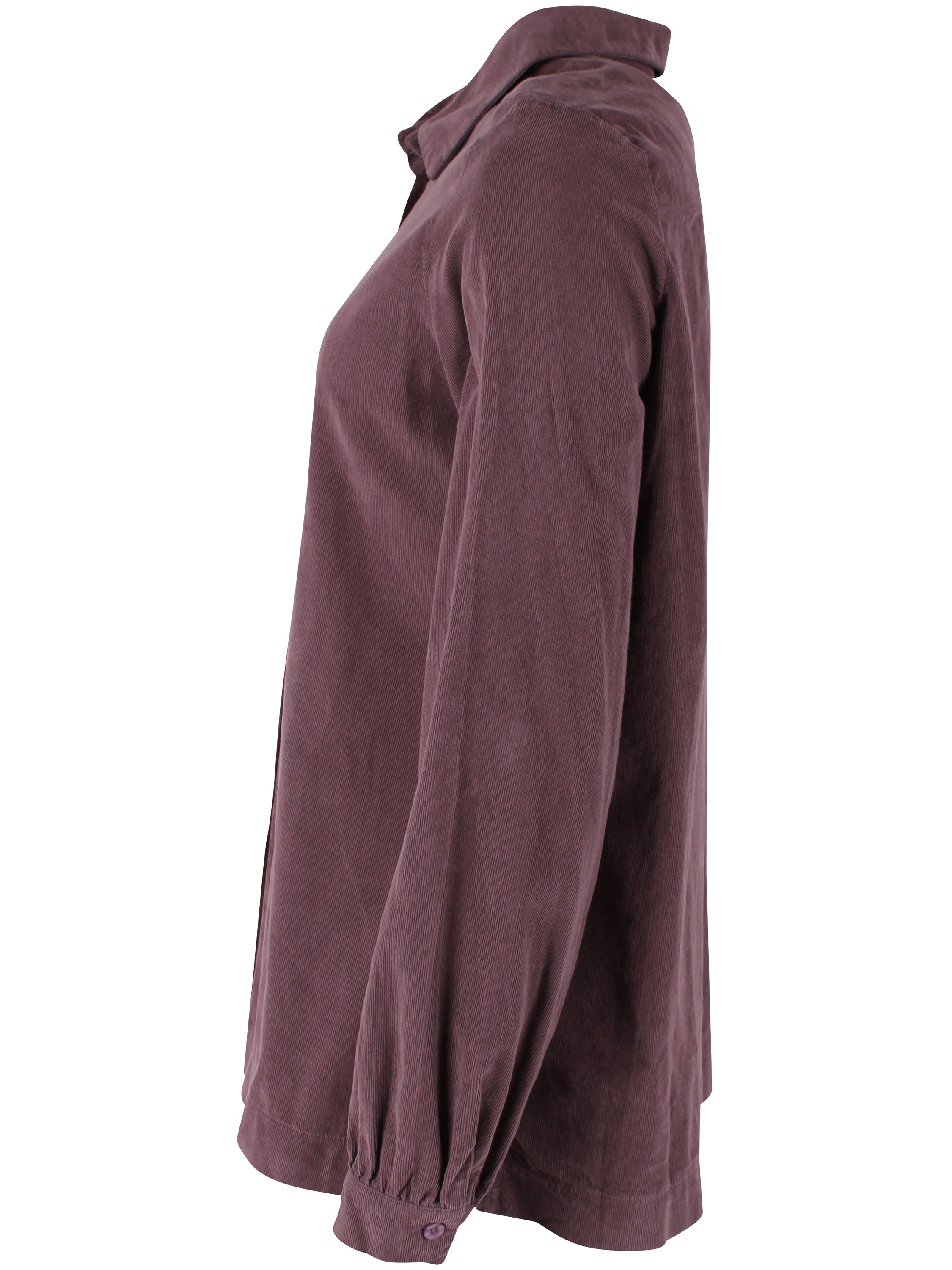 Danerosemary Cord Shirt Grey Plum