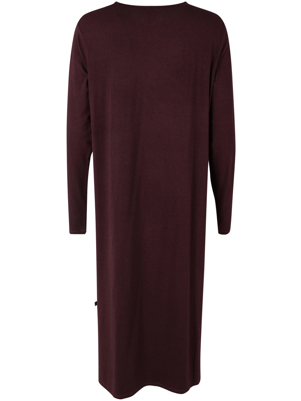 Danesweet Wool LS Dress Dark Wine