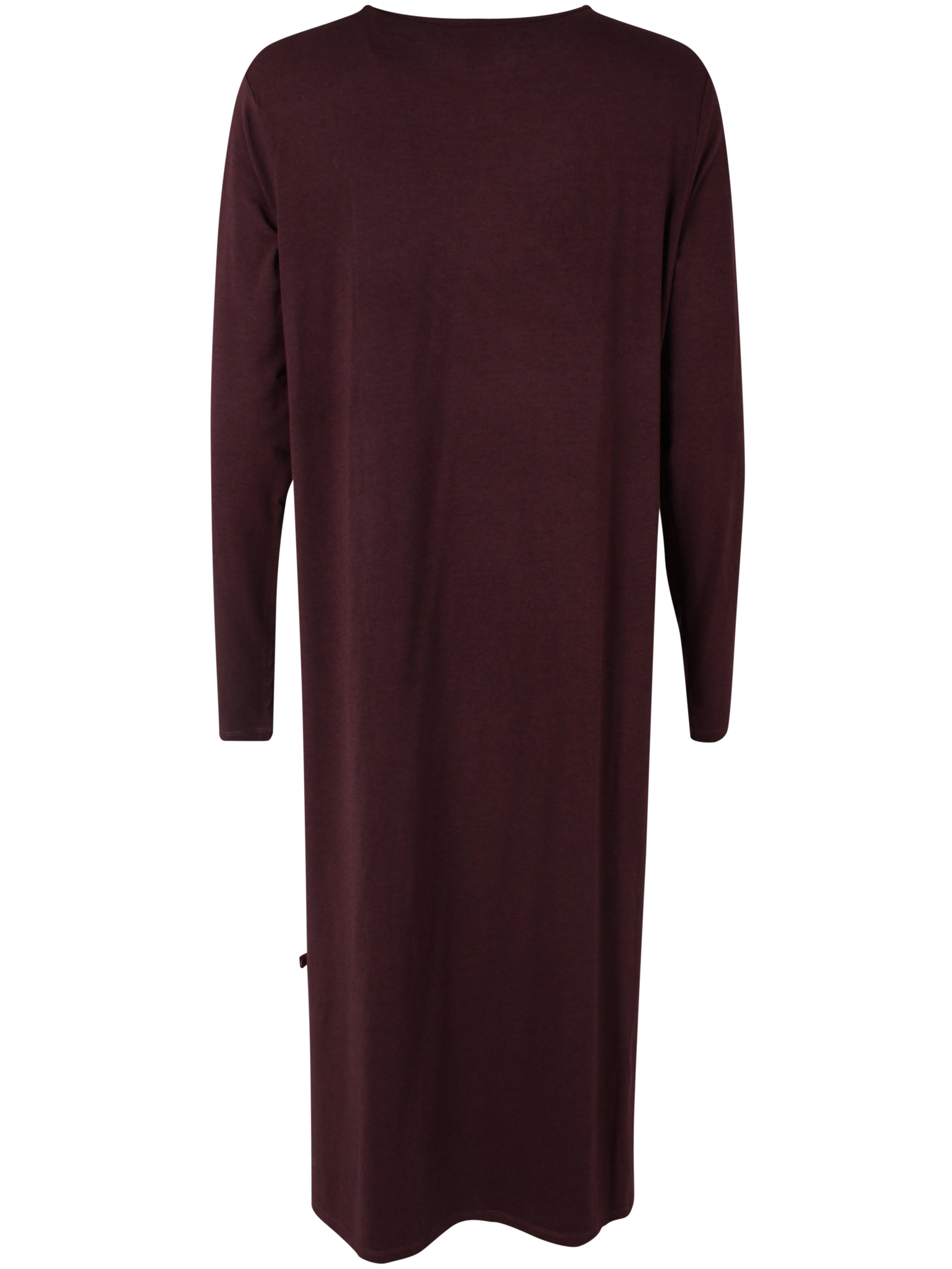 Danesweet Wool LS Dress Dark Wine