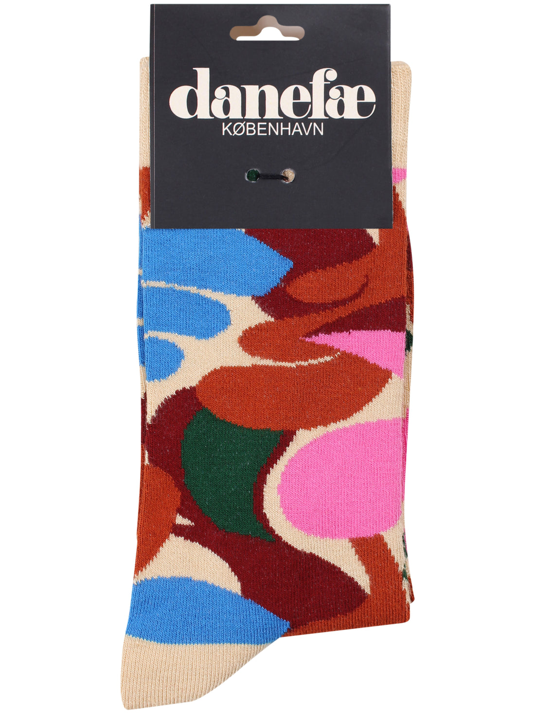 Skønne sokker i bambusviskose med tropemønster til kvinder