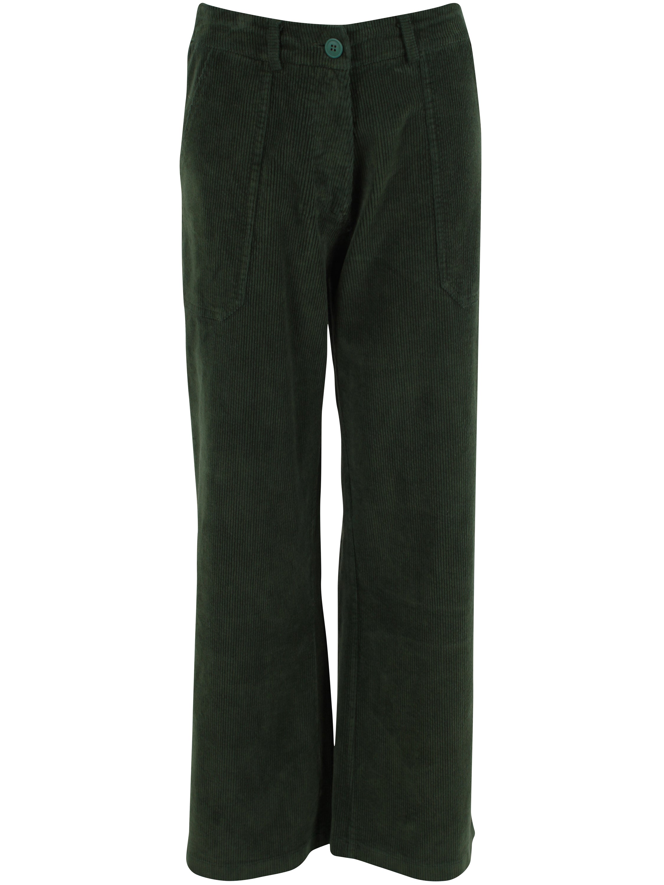 Daneplanet Cord Stretch Pants Dark Forest
