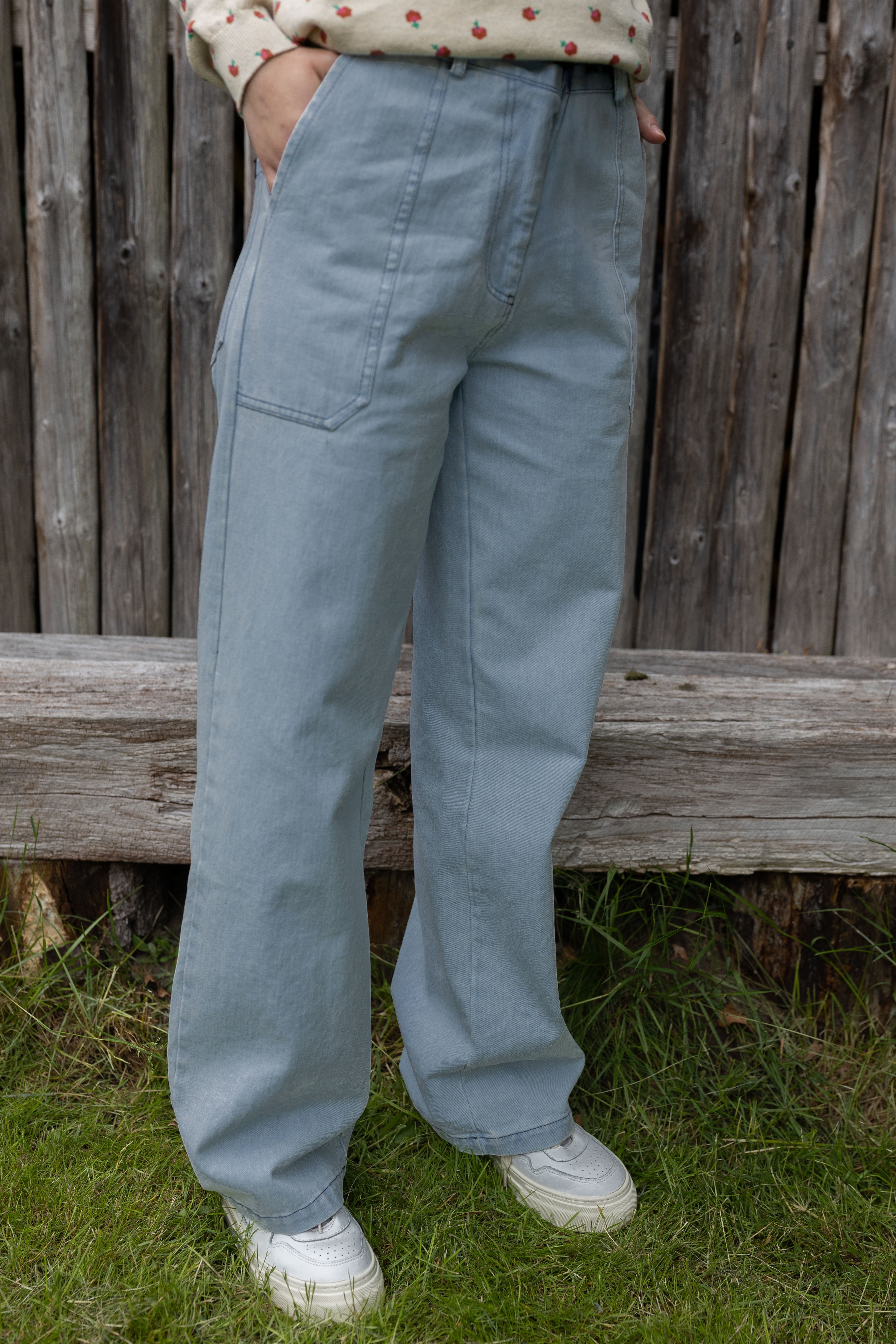 Daneworld Denim Pants Light Blue