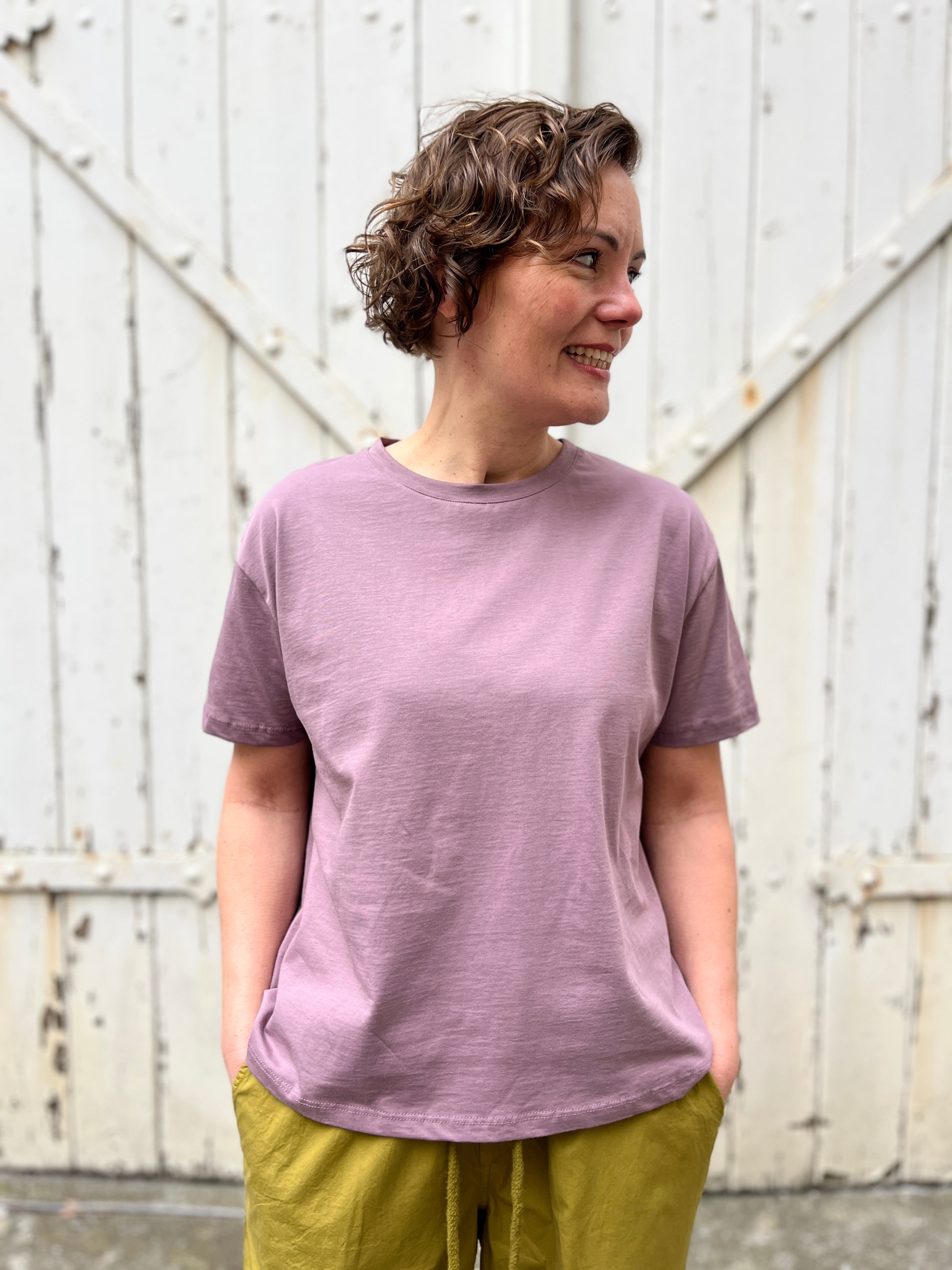 Danebasic Boxy Tee Mauve