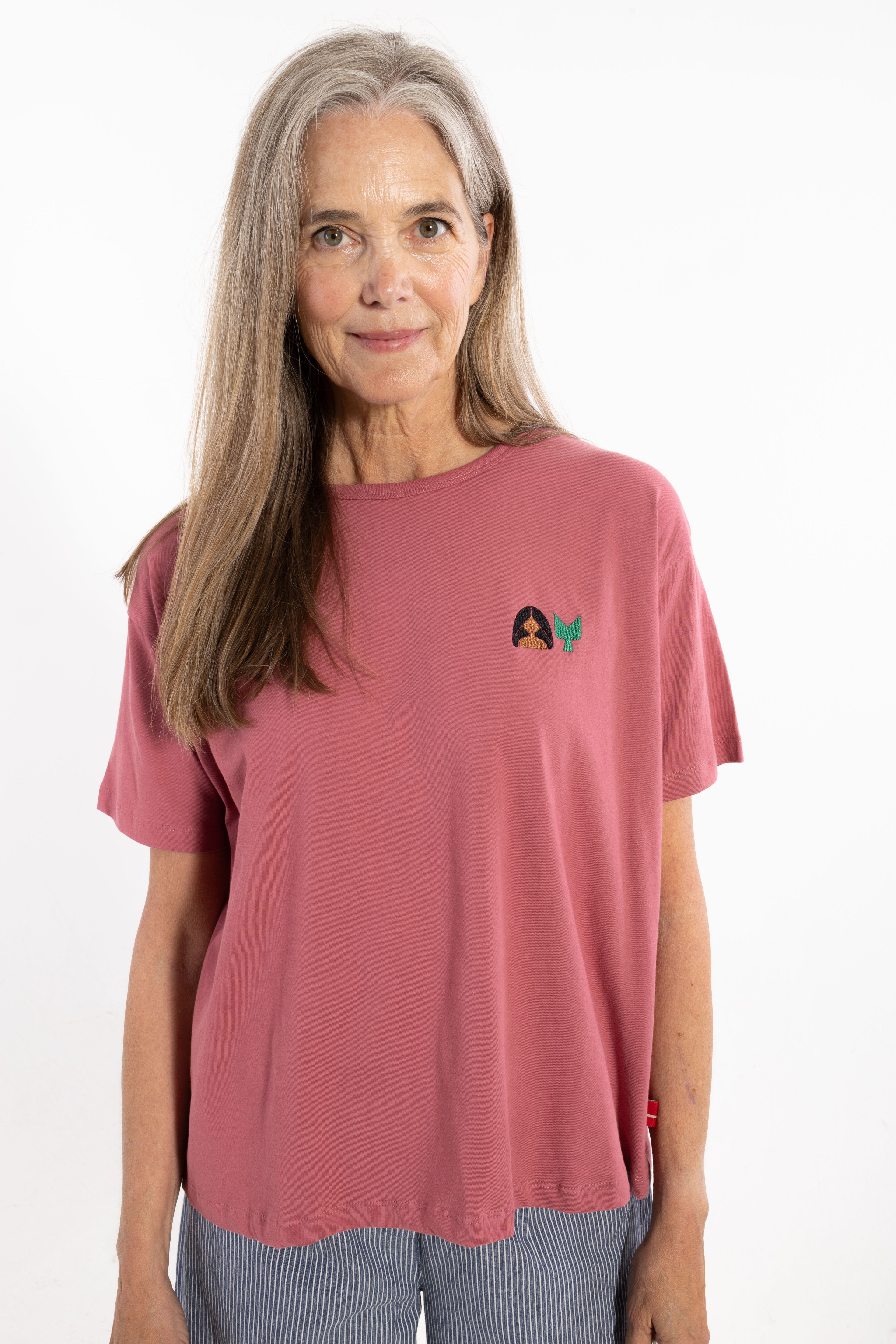 Danebasic Boxy Tee Soft Cherry HAVFRUE