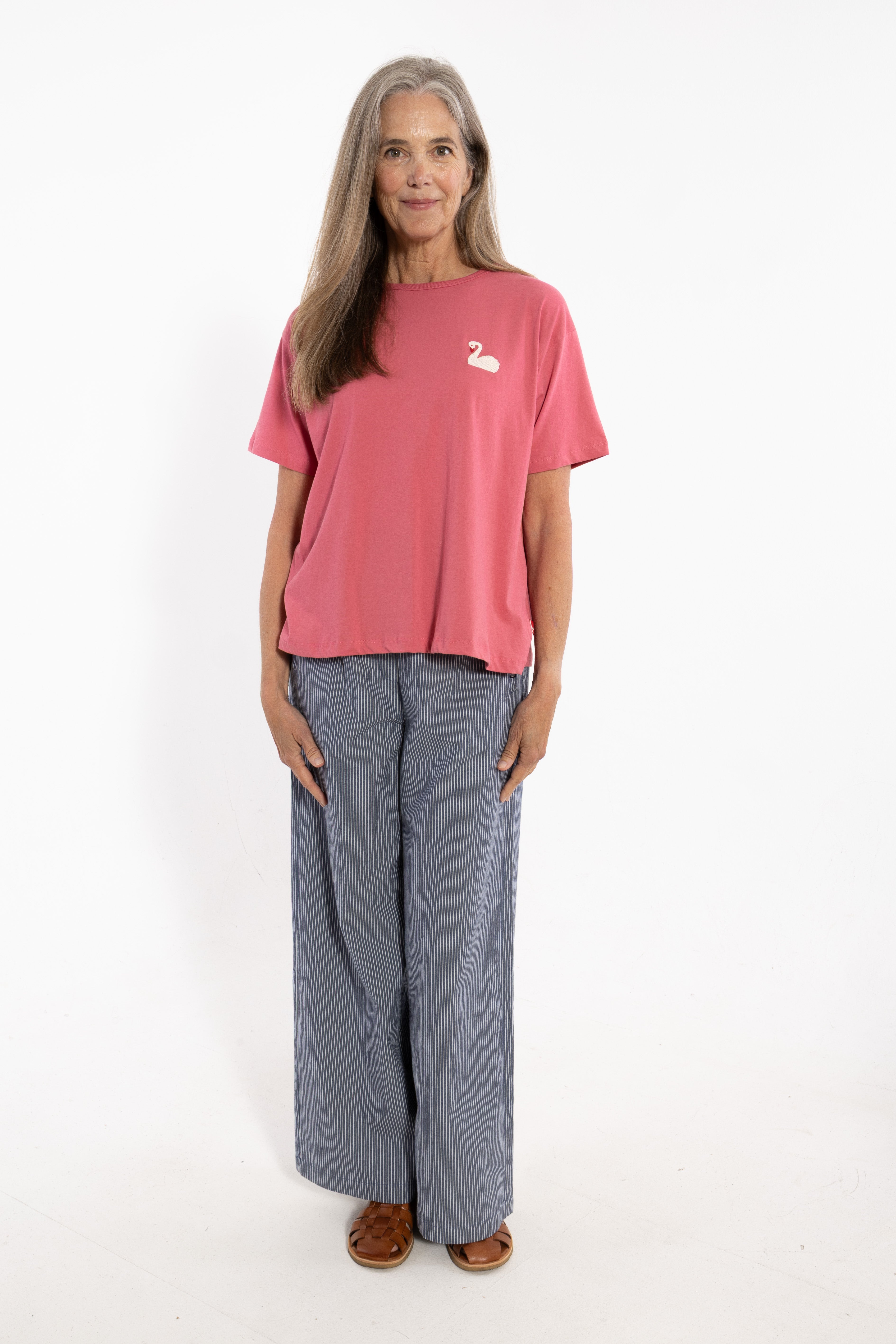 Danebasic Boxy Tee Soft Cherry SVANE