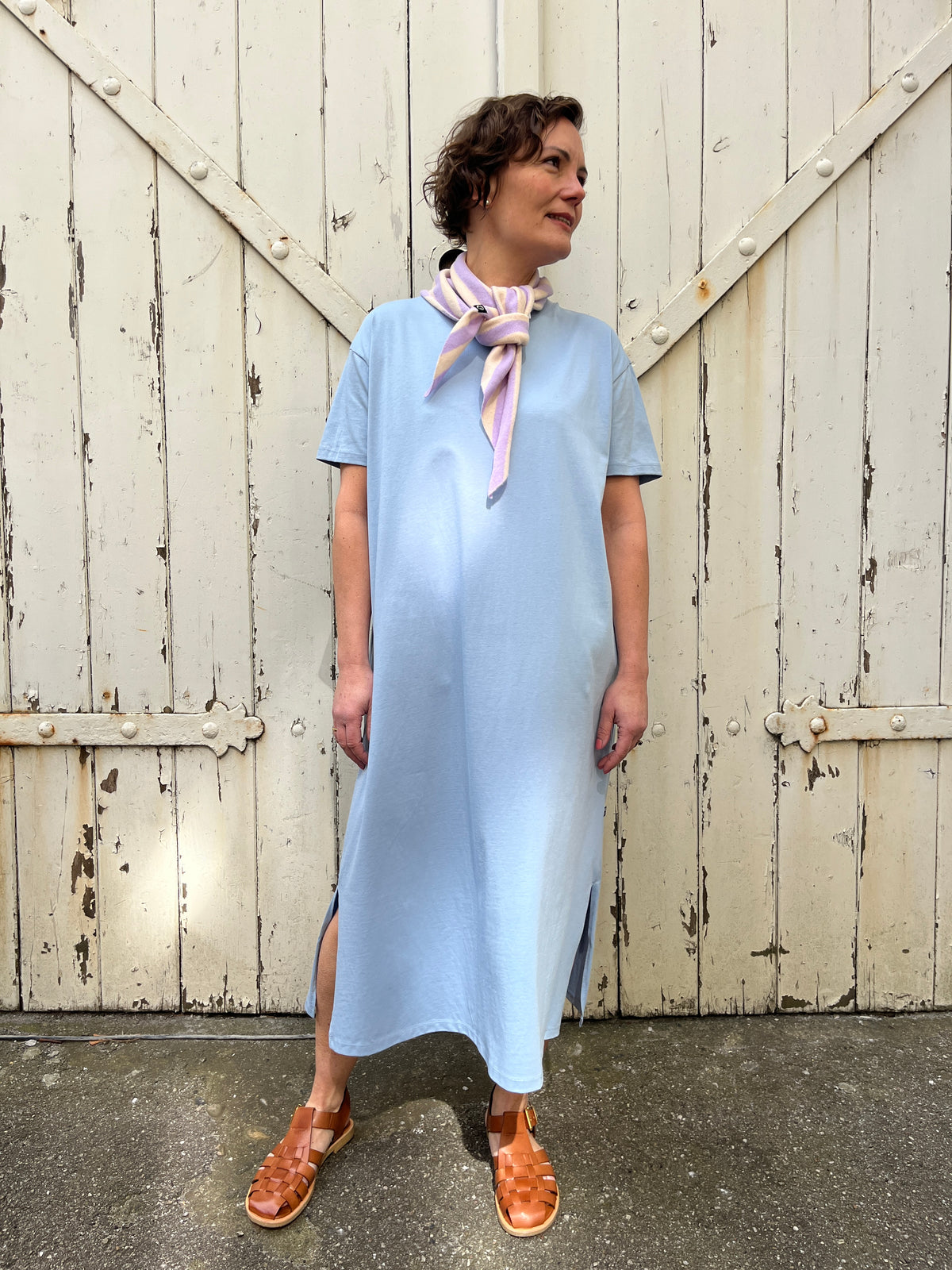Danebasic Sweet Dress Cold Sky