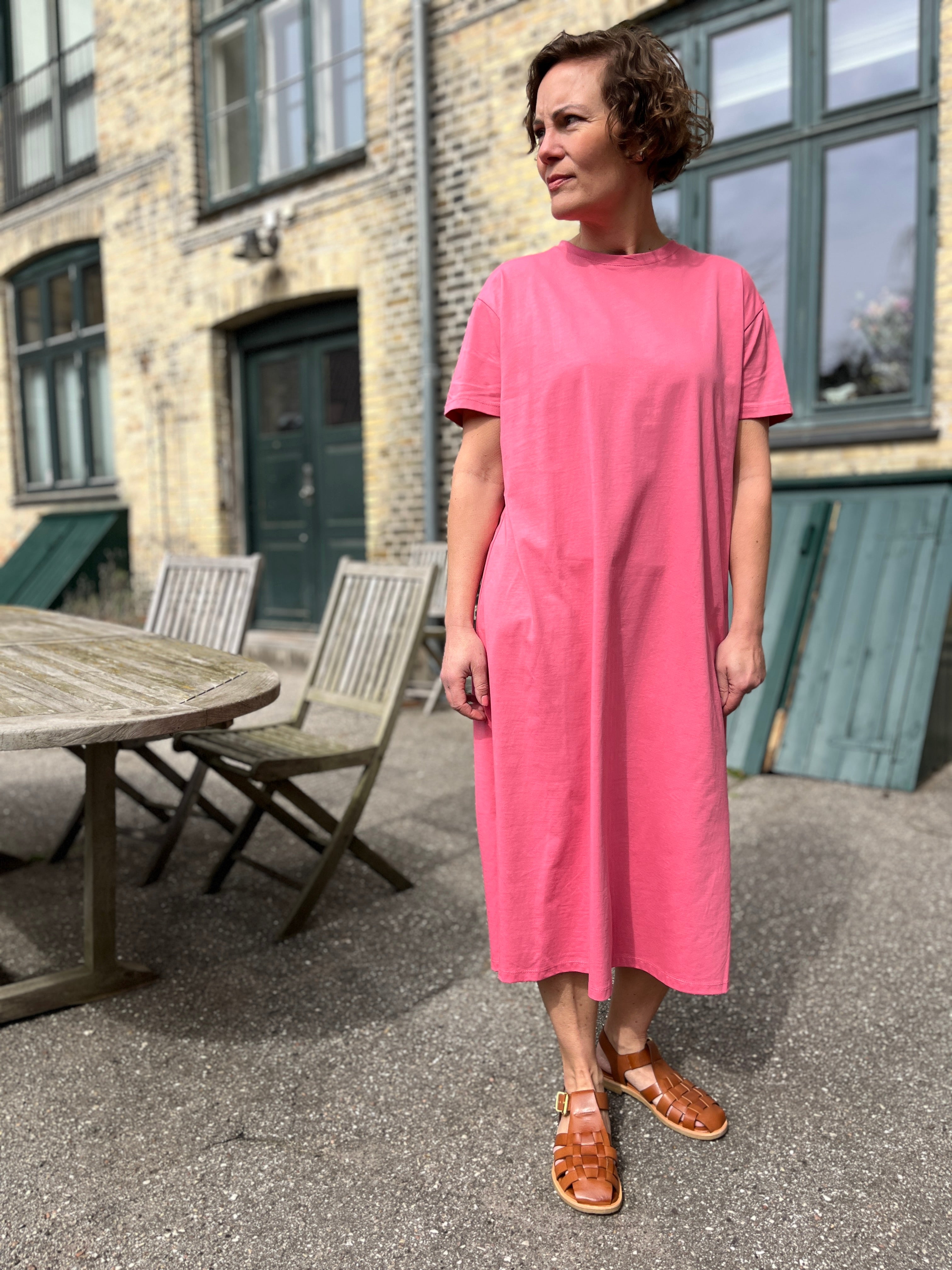 Danebasic Sweet Dress Soft Cherry