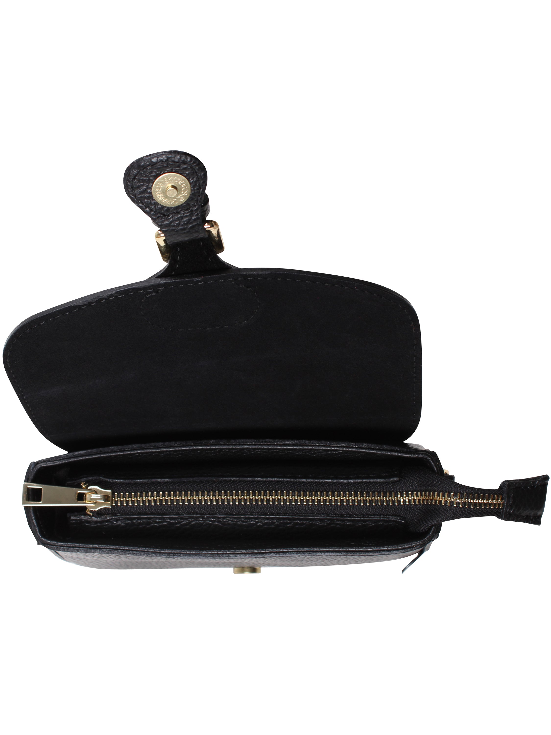 Danebernadotte Leather Shoulder Bag Black
