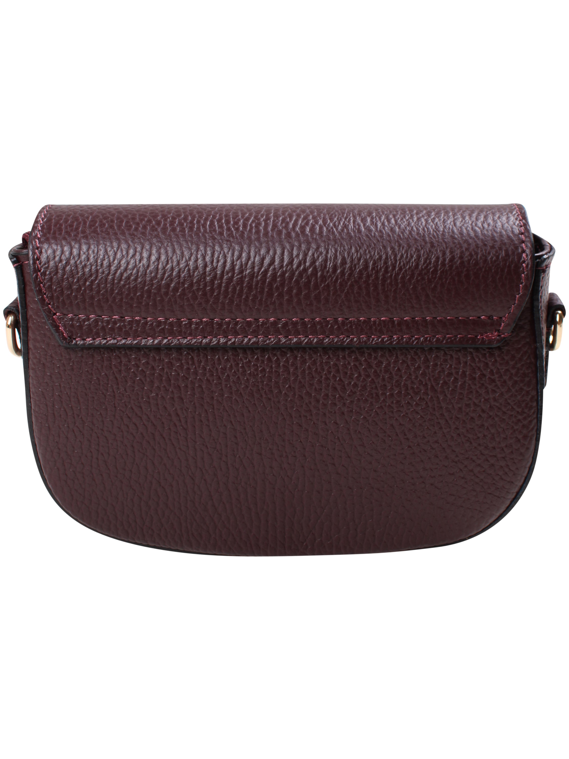 Danebernadotte Leather Shoulder Bag Red Wine