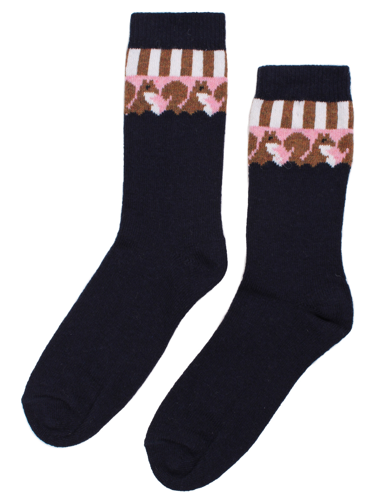 Danebrynhild Lambswool Socks Dark Navy EGERN