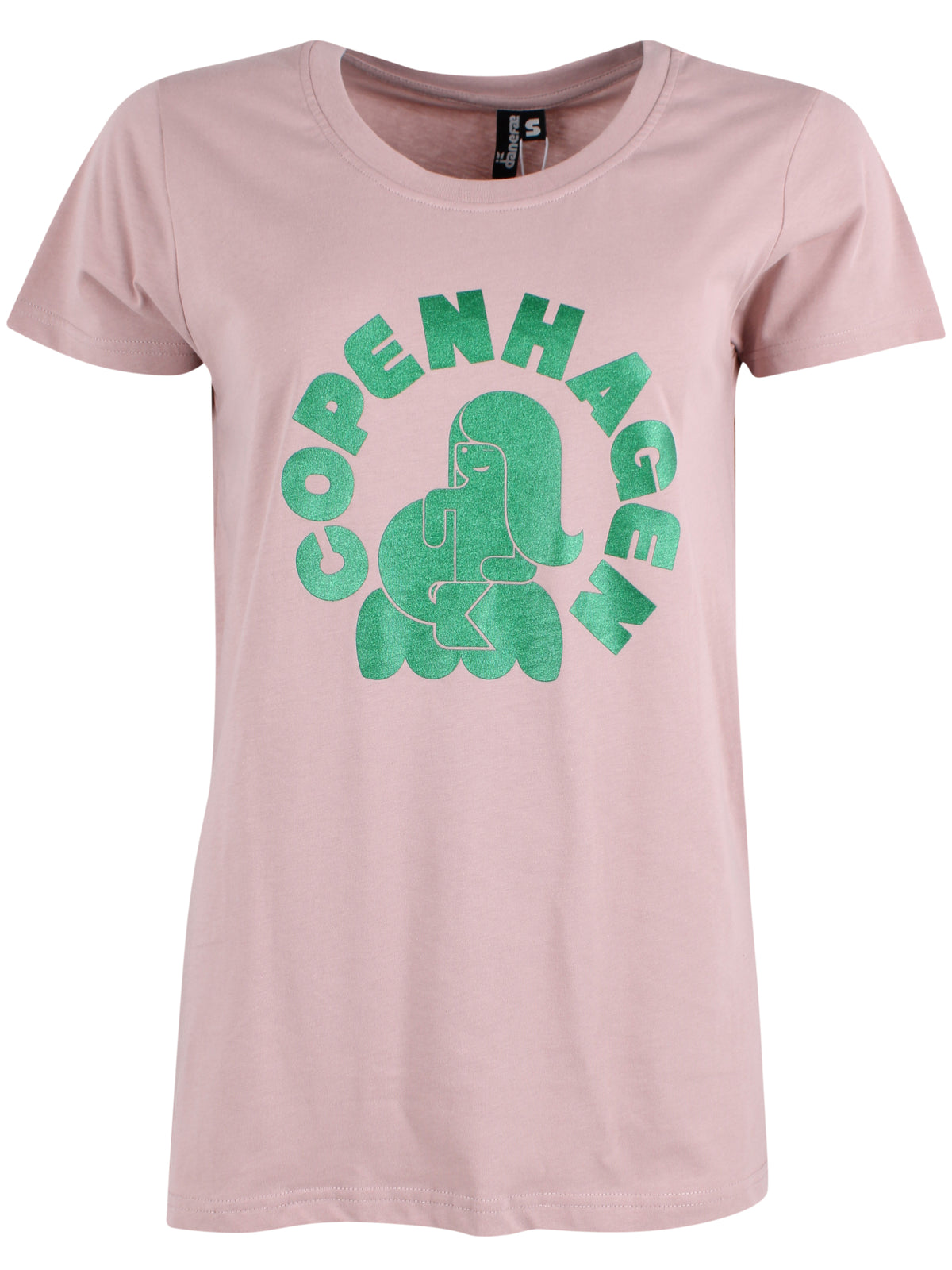 dame t-shirt med havfrue