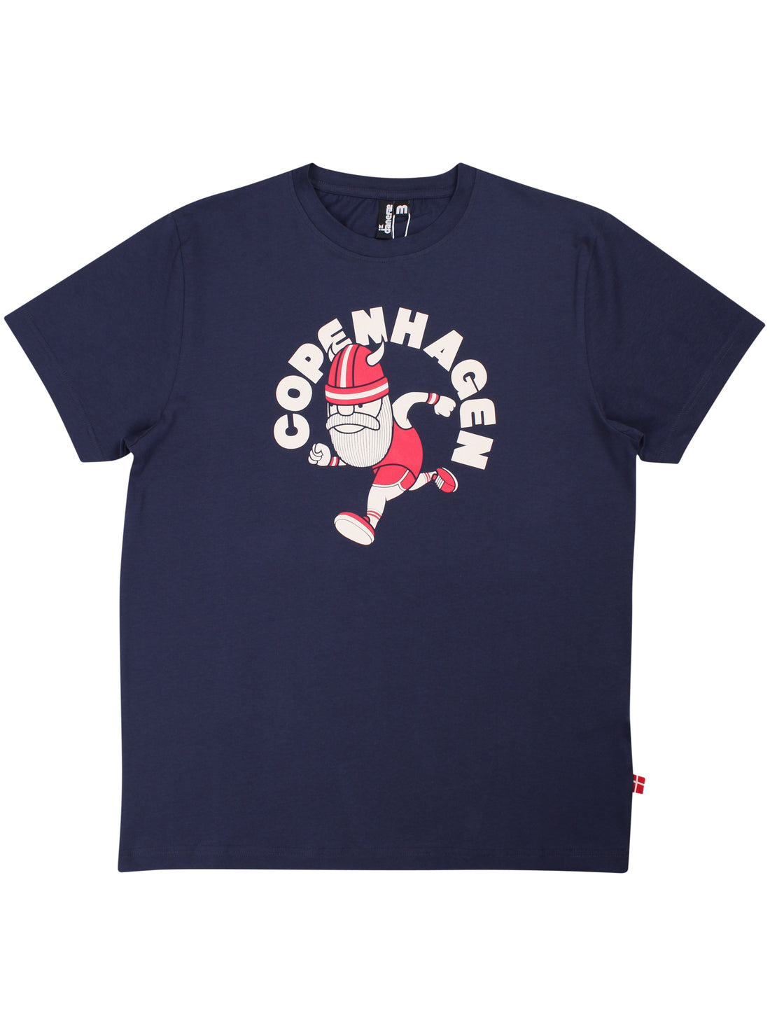 T-shirt til herre med løbende viking