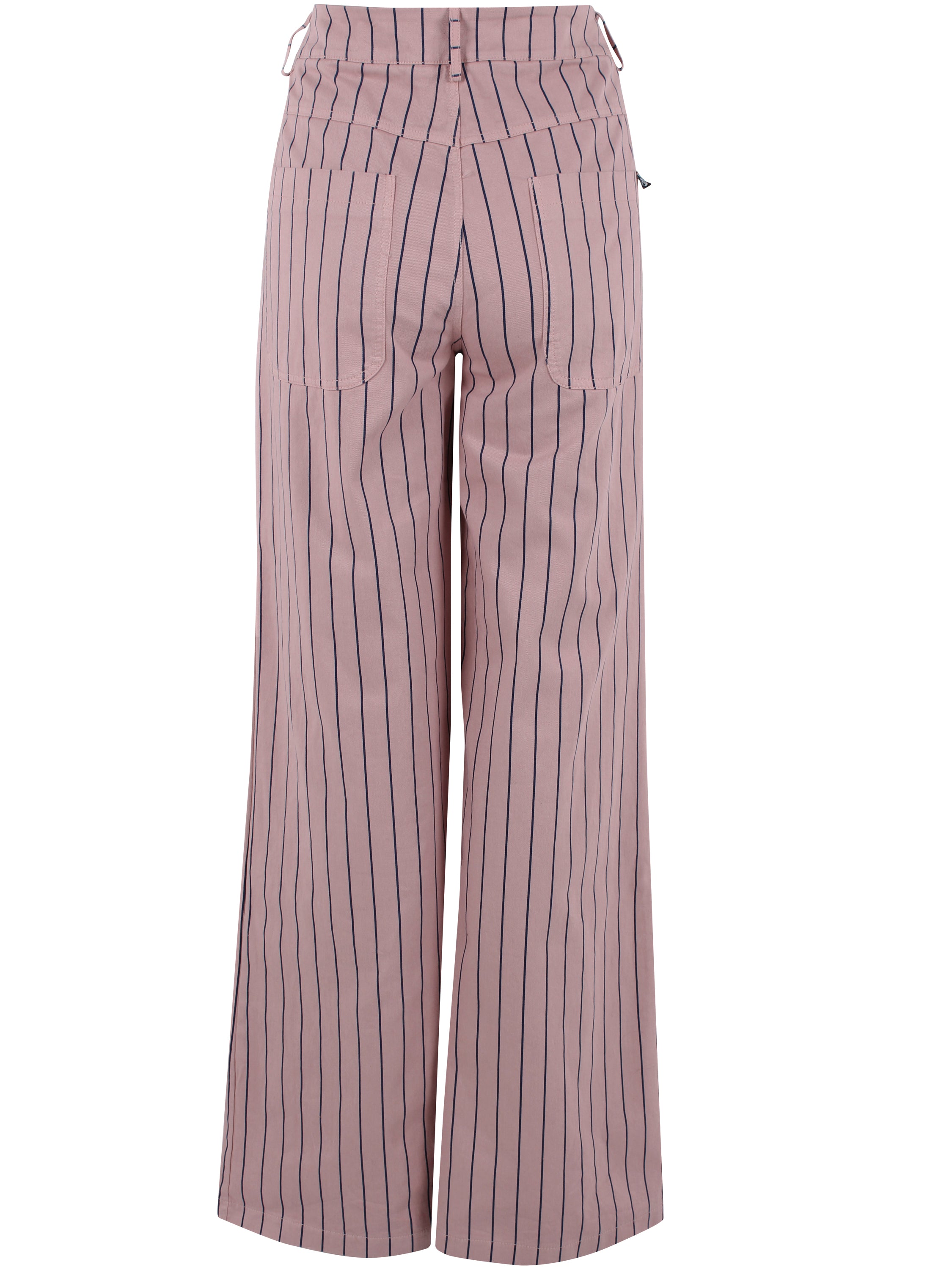 Danedaisy Stretch Canvas Hose Rose/Dk Navy