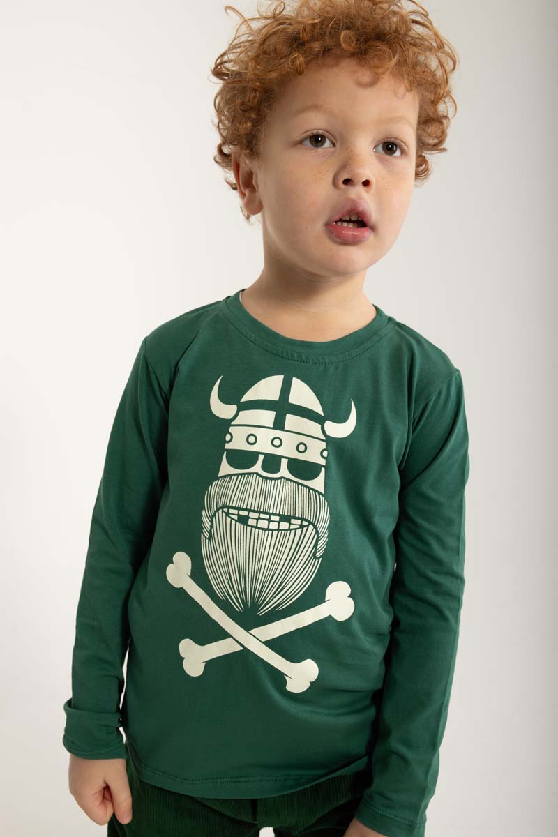 Bluse til børn med viking